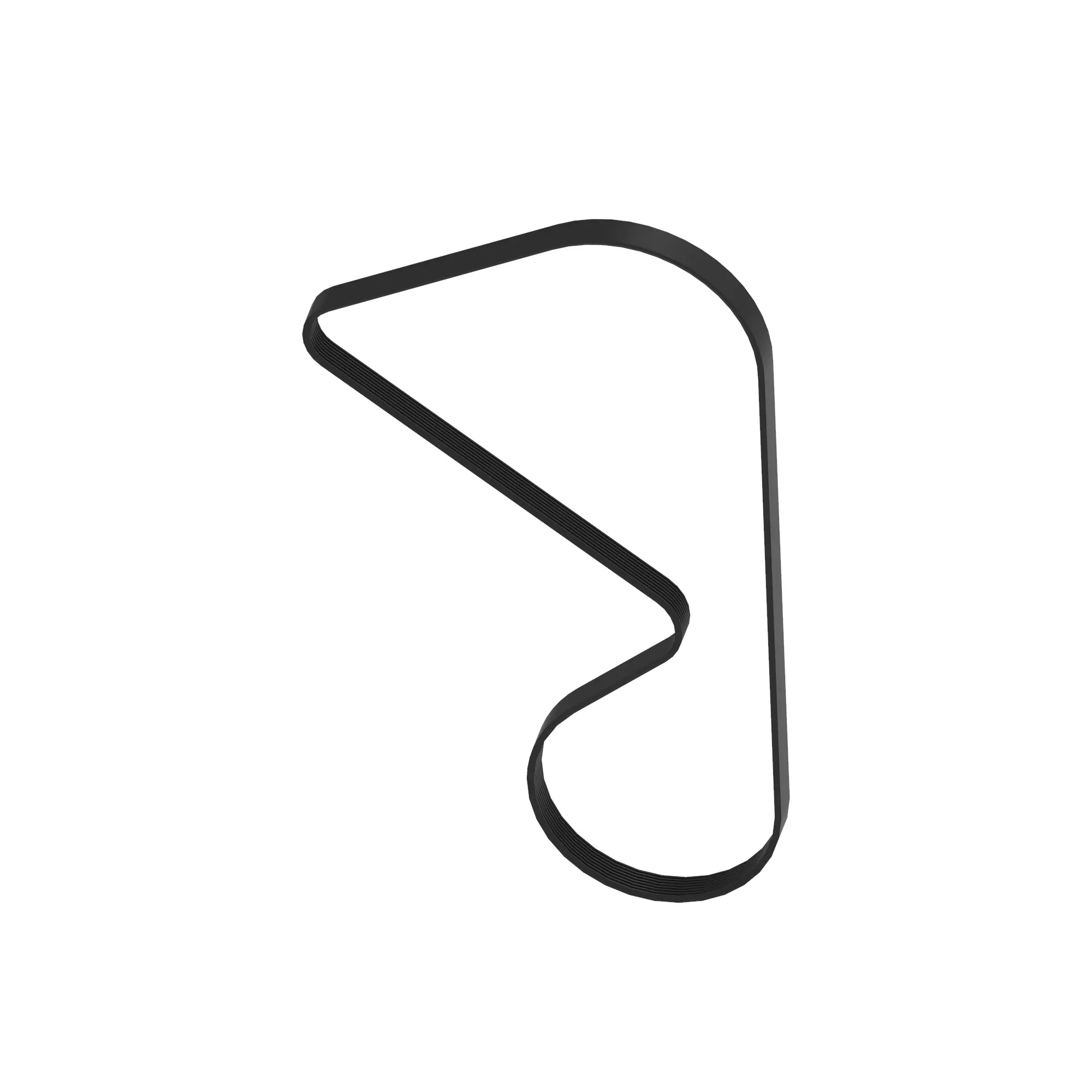 John Deere Engine Auxiliary Drive V-Belt, Effective Length 1921 mm (75.6 inch) - T428703