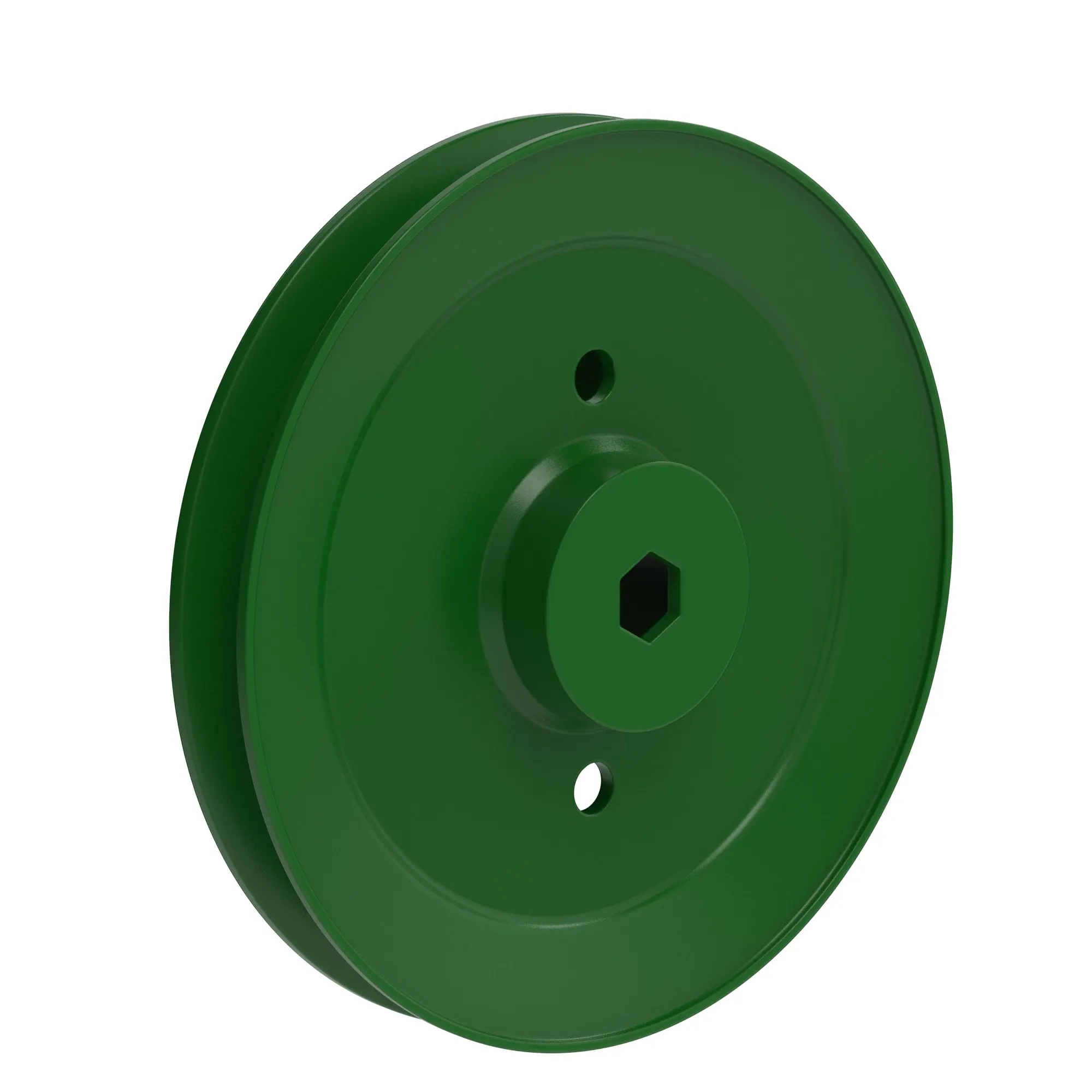 John Deere Material Collection System Blower Pulley - AM133371