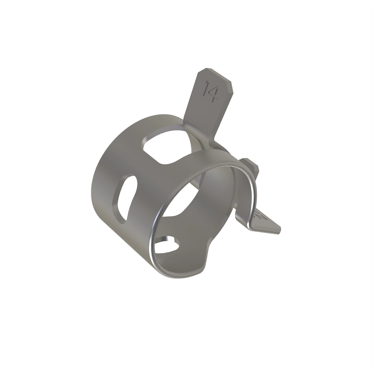 HOSE CLAMP, DN14; COLOR GREEN