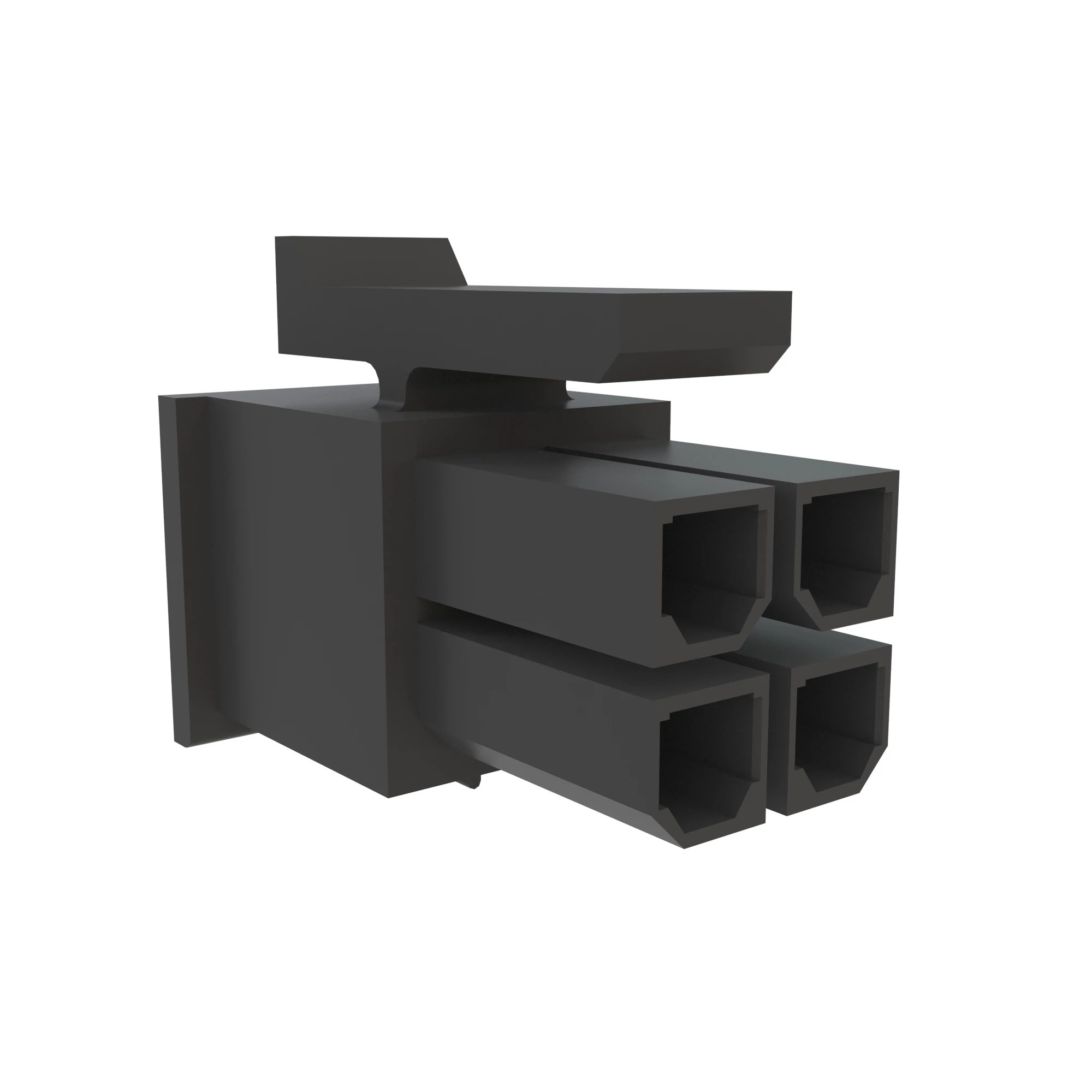 CONN MOLEX MFIT3.0 F BLK NYL