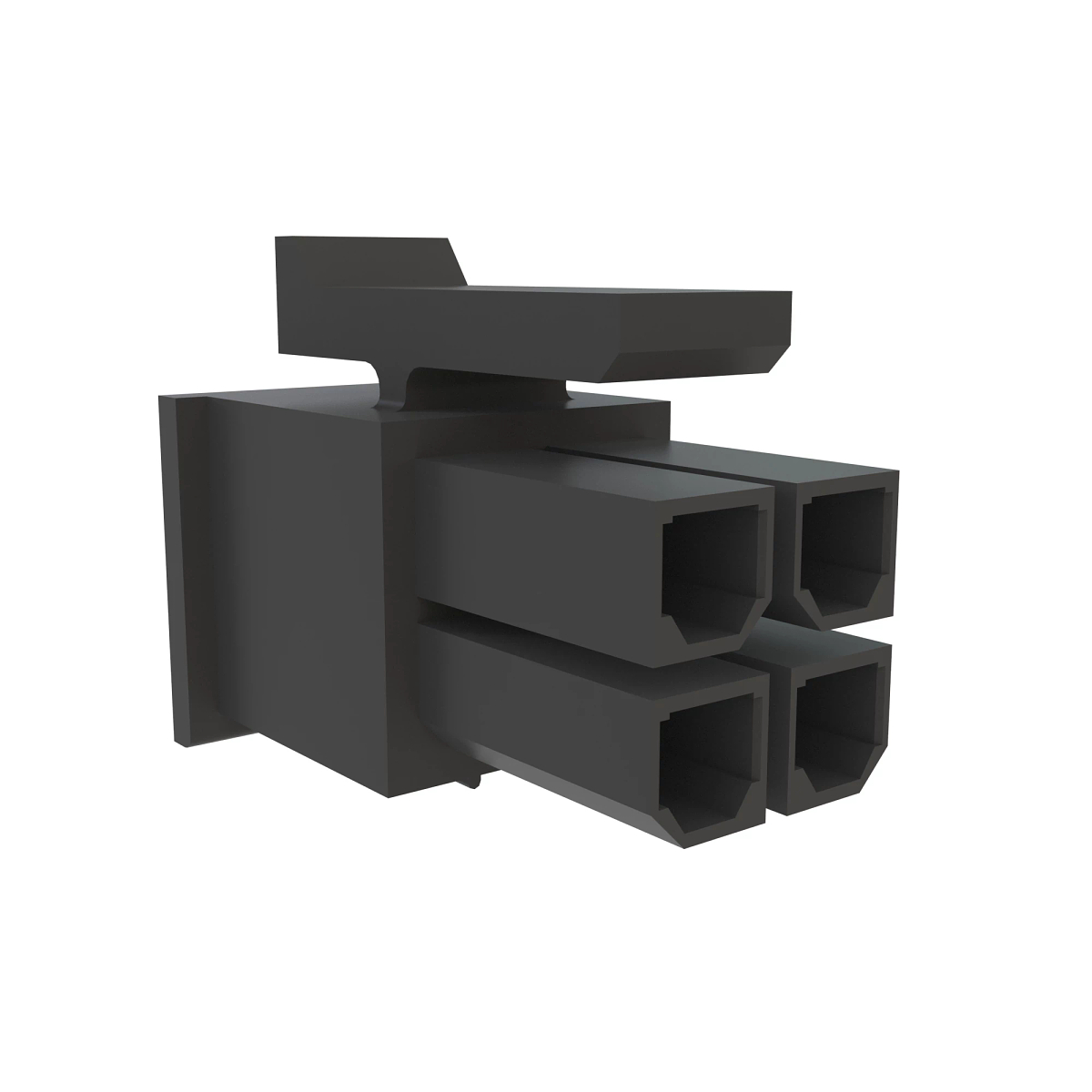 CONN MOLEX MFIT3.0 F BLK NYL