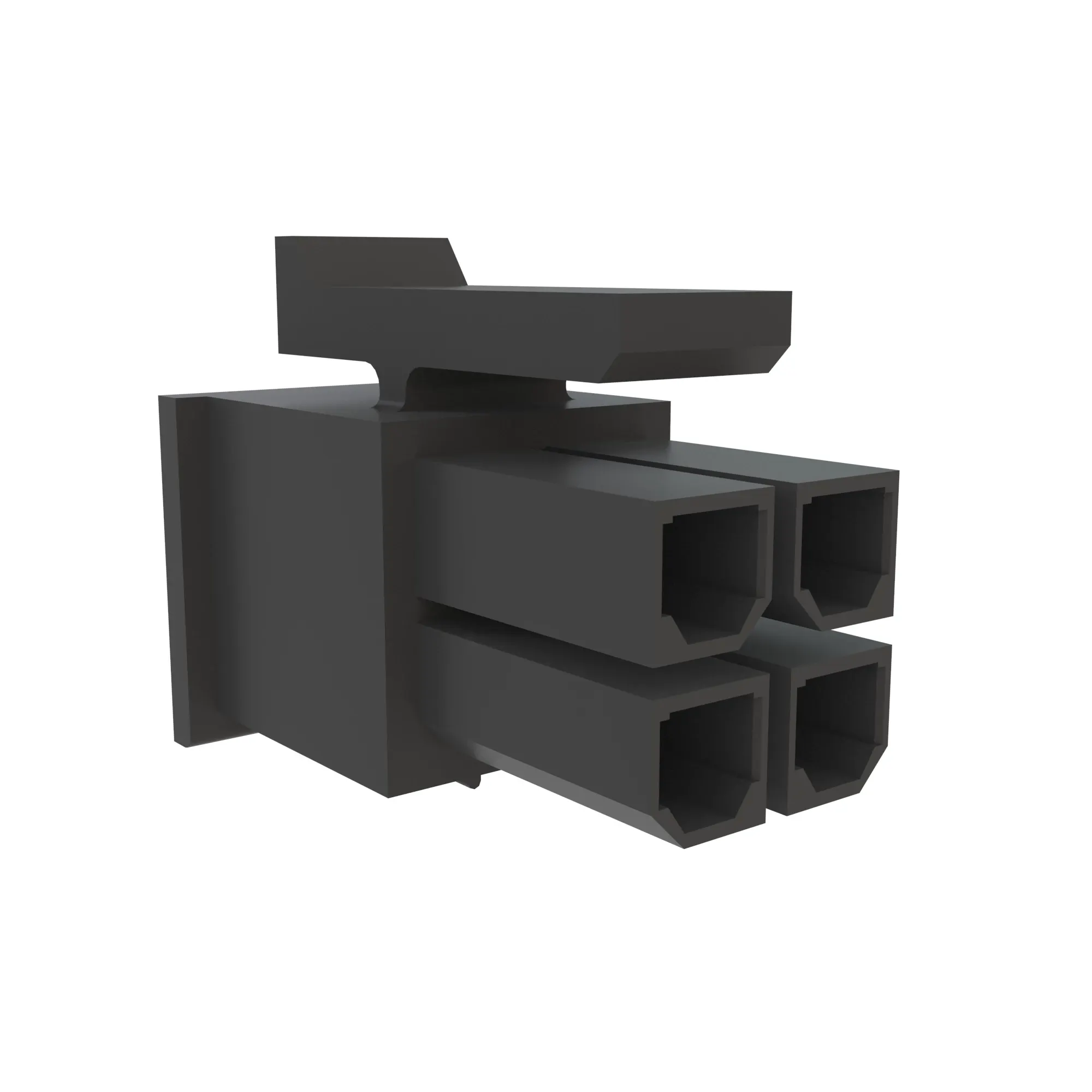 Conn Molex MFIT3.0 F Blk Nyl