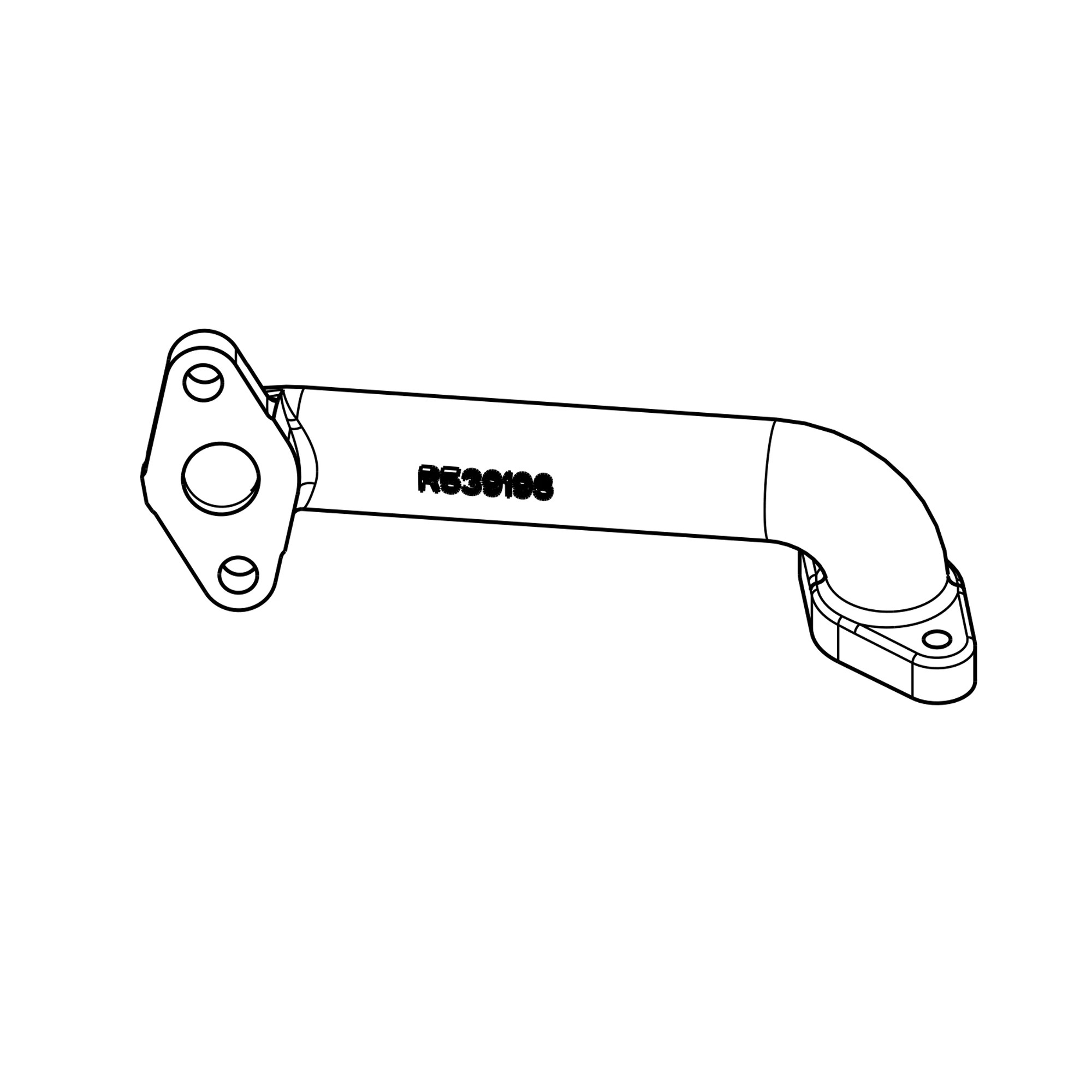 John Deere EGR Intake Manifold - R536501