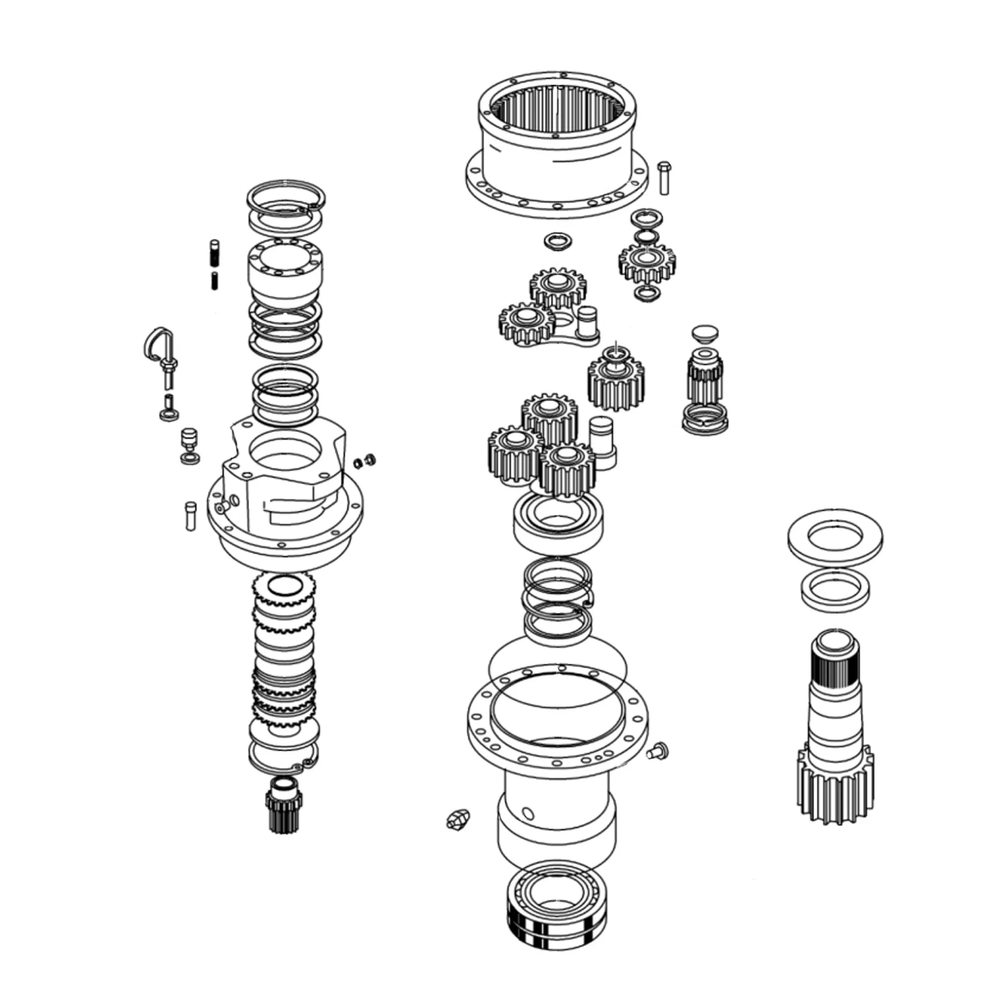 John Deere Swing Gear Assembly - F434663