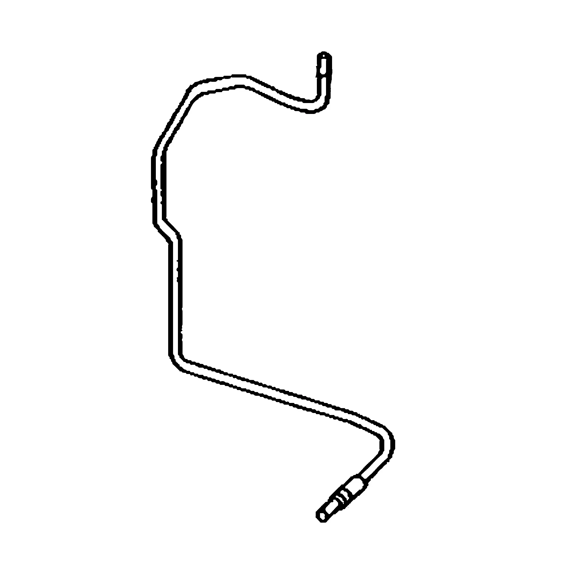John Deere PTO Clutch Pressure Line - RE14758