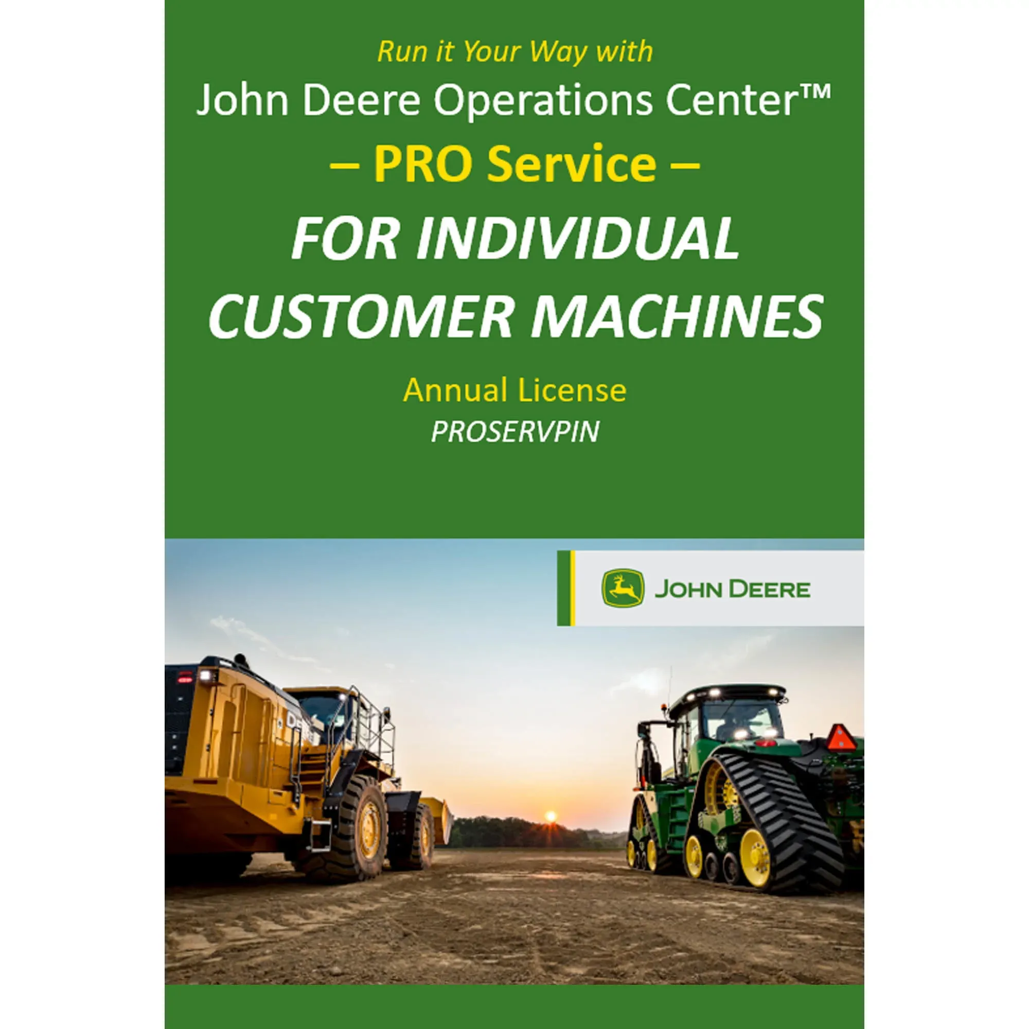 Operations Center PRO Service - Individual Machine (Annual License)  