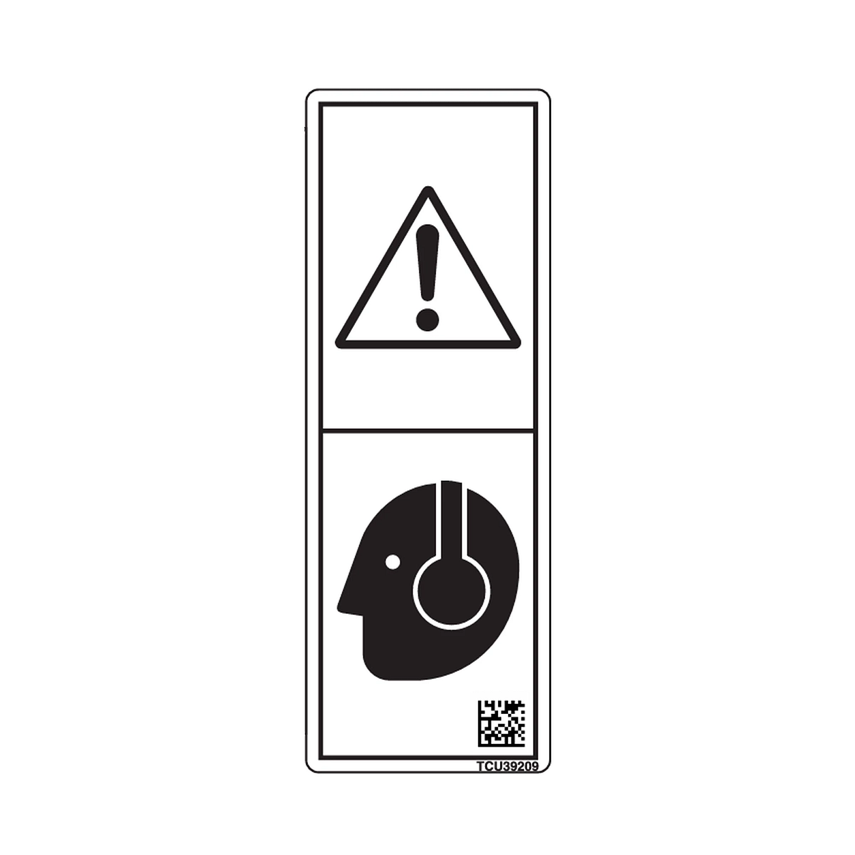 Label, Hearing Protection, Ce