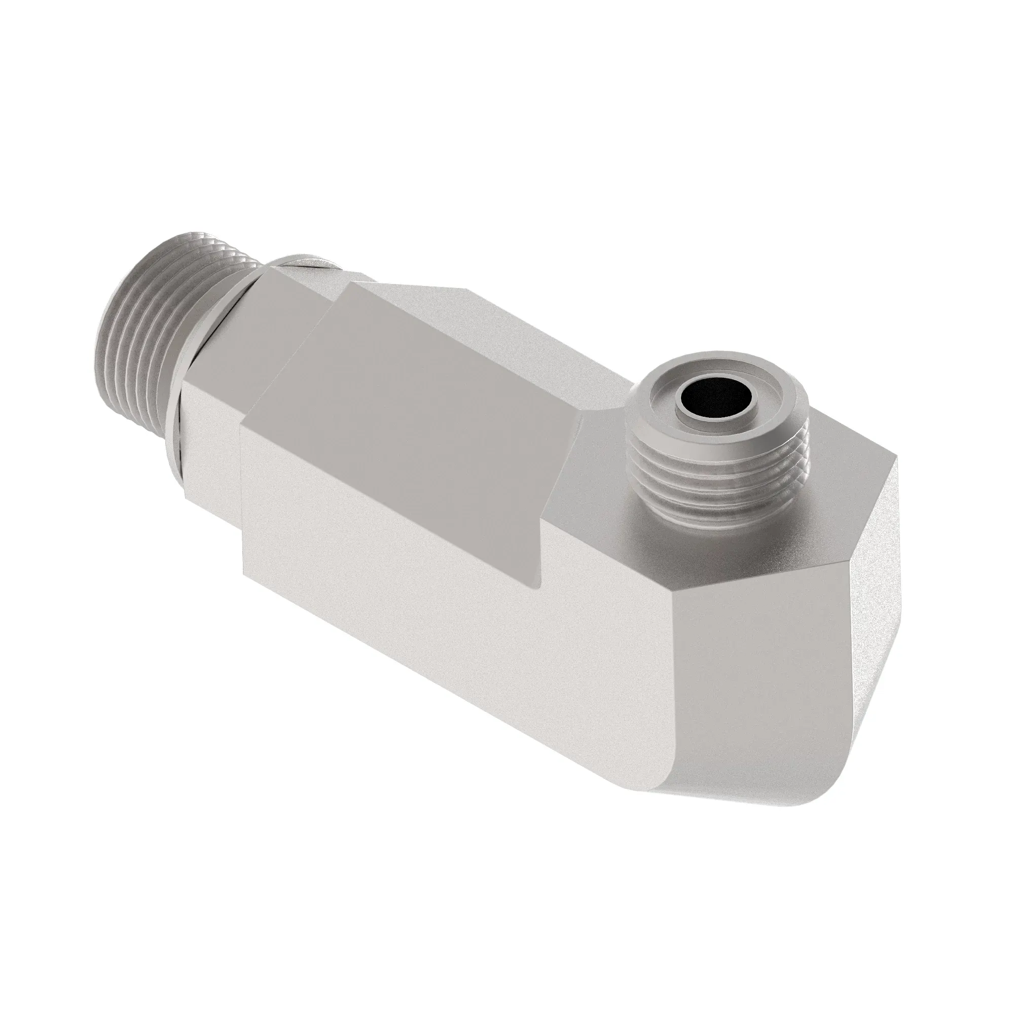 90 DEG ADJ STUD ELBOW,LONG,ORFS