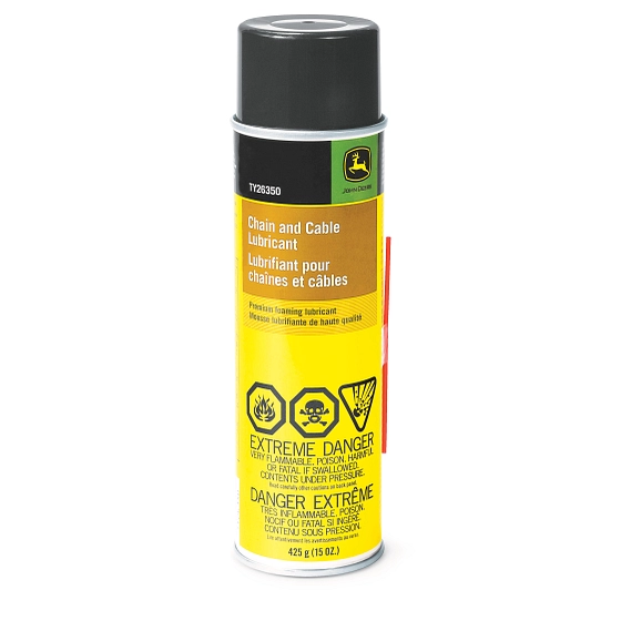 TY26350: Chain and Cable Lubricant, 425 gram (15 Oz) | Shop.Deere.com TY26350: Chain and Cable Lubricant, 425 gram (15 Oz) | Shop.Deere.com