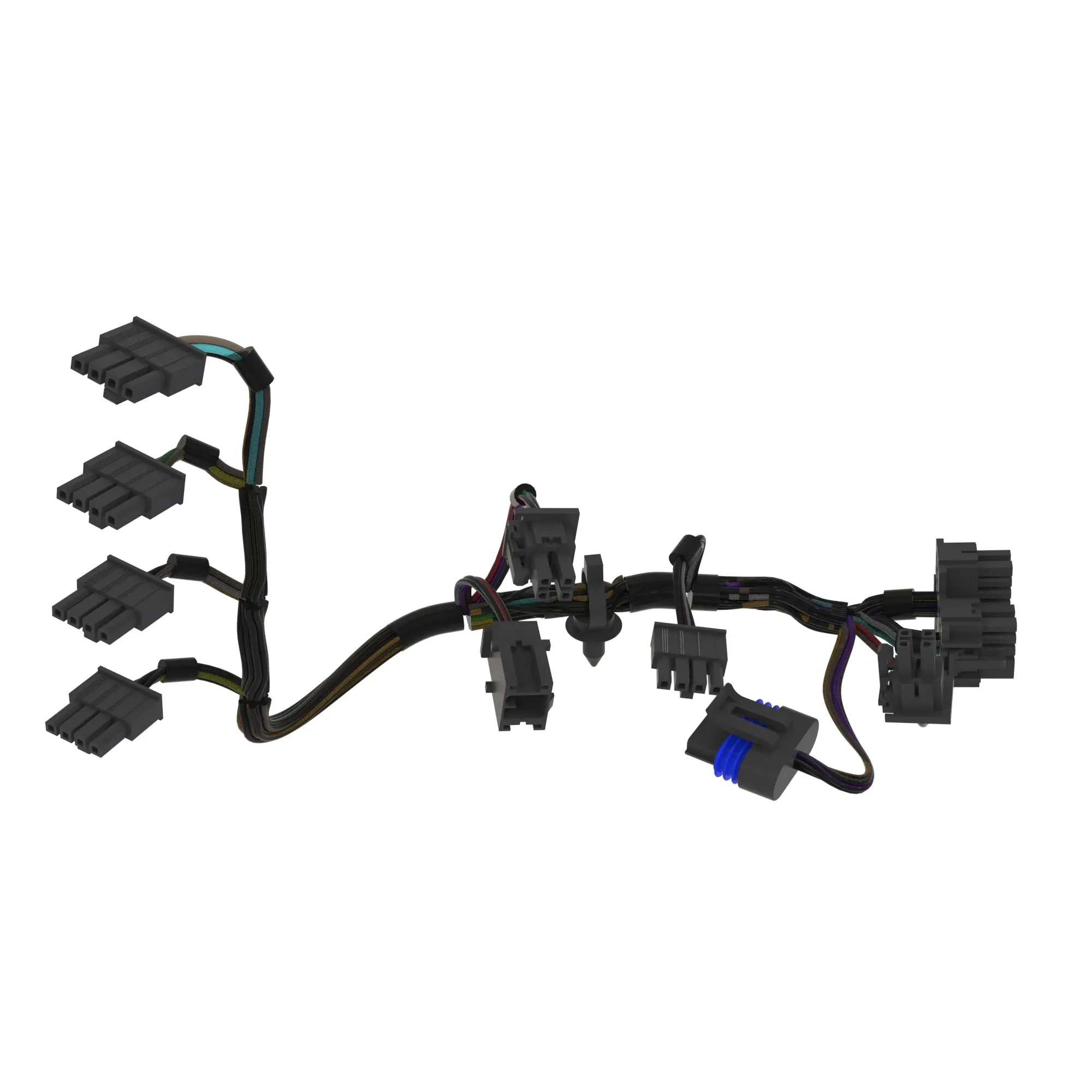 John Deere Standard Machine Electronics Common Architecture (MECA) Armrest Wiring Harness - RE300744