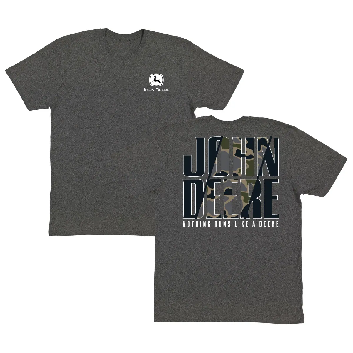 John Deere in Camo T-Shirt