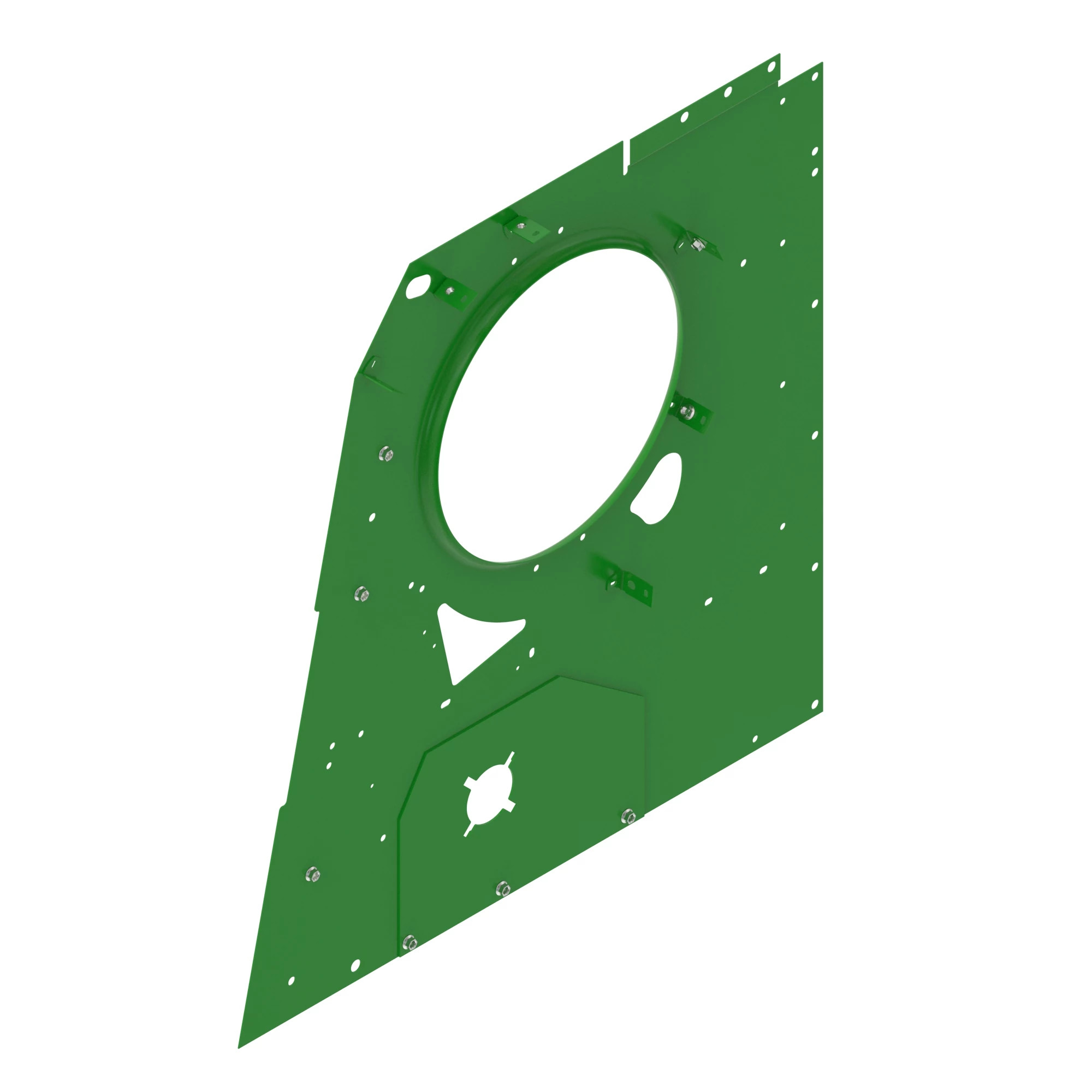 John Deere Right Side Cleaning Fan Cover Sheet Assembly - AXE24394