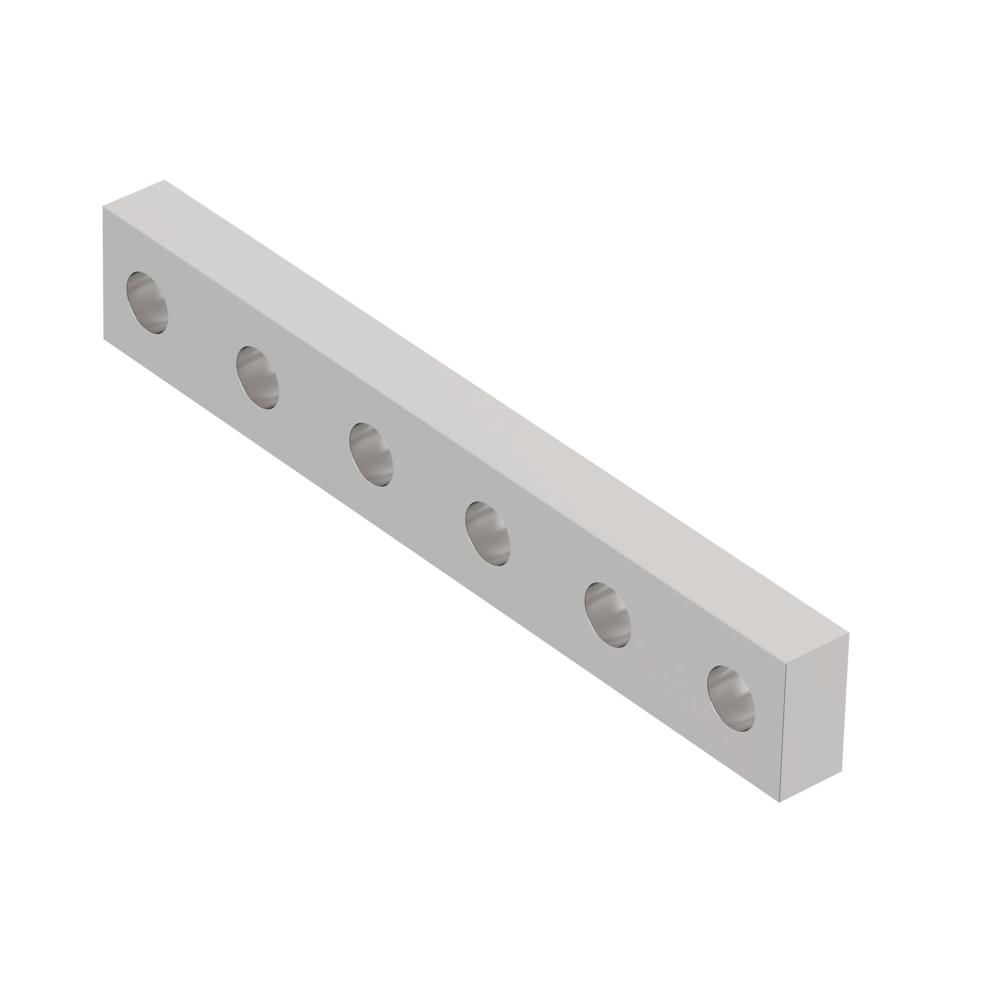 PLATE, BLOCK W.THREADED HOLES 6XM24