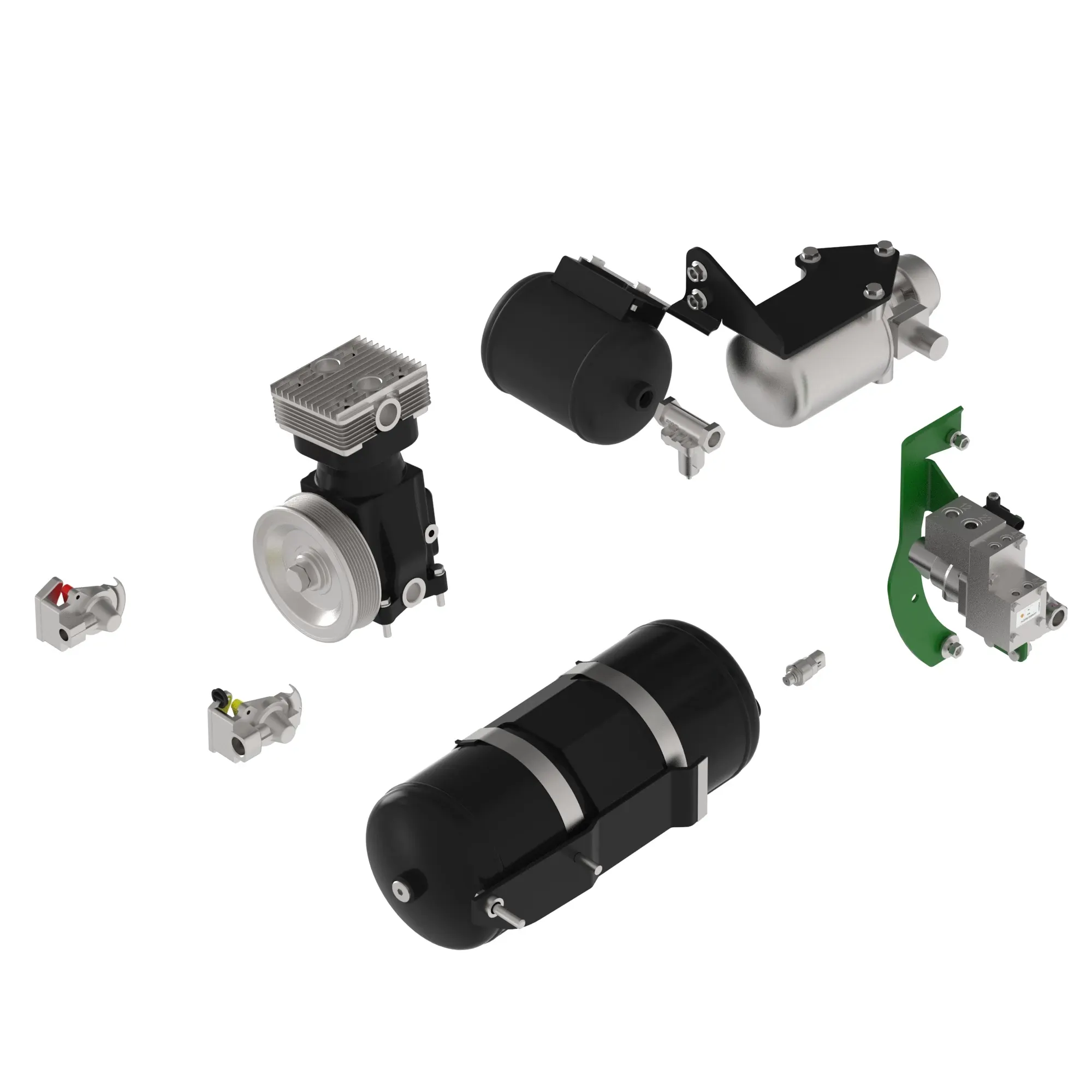 John Deere Air Trailer Brake 2 Line Attachment - BL16530