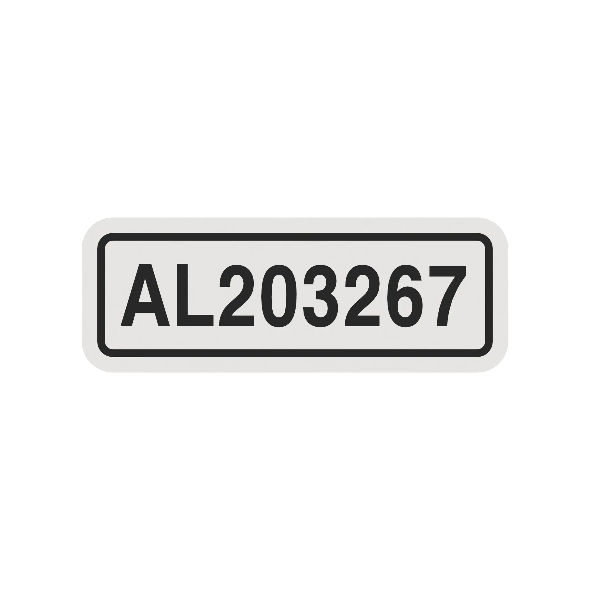 John Deere Camera Display Label - F691203