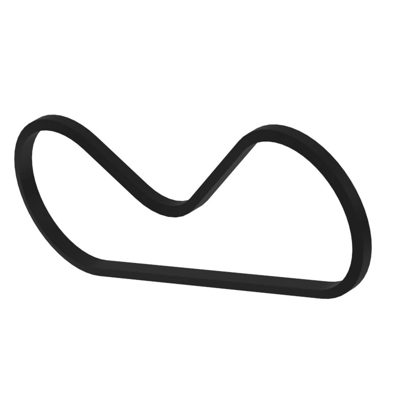 John Deere Walk Behind Snow Blower Drive V-Belt - M118007