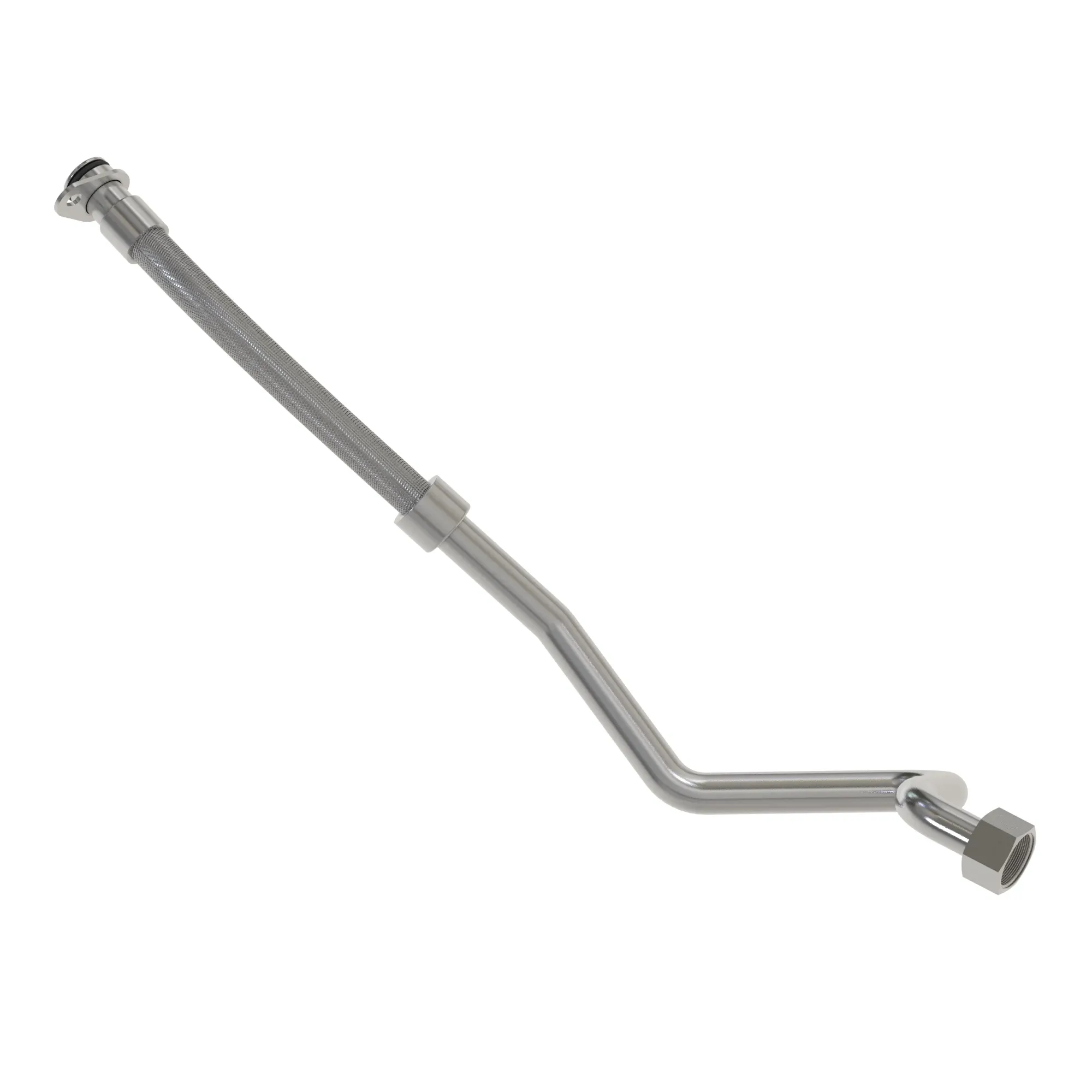 John Deere EGR Cooler Coolant Drain Line - DZ121779