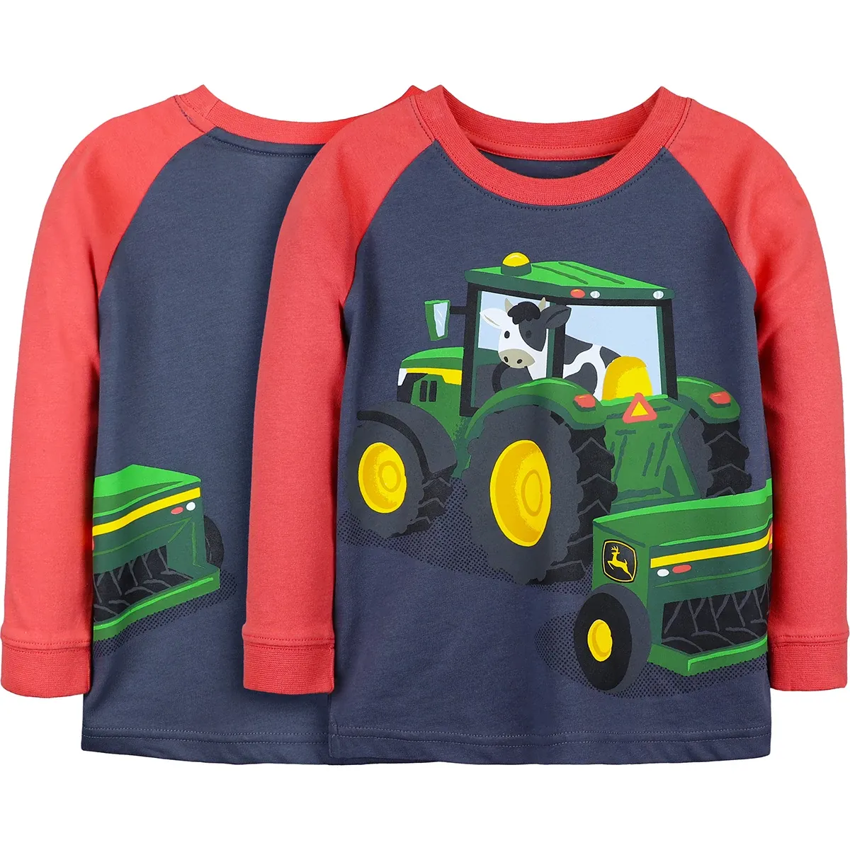Toddler Cow Farmer Long Sleeve T-Shirt