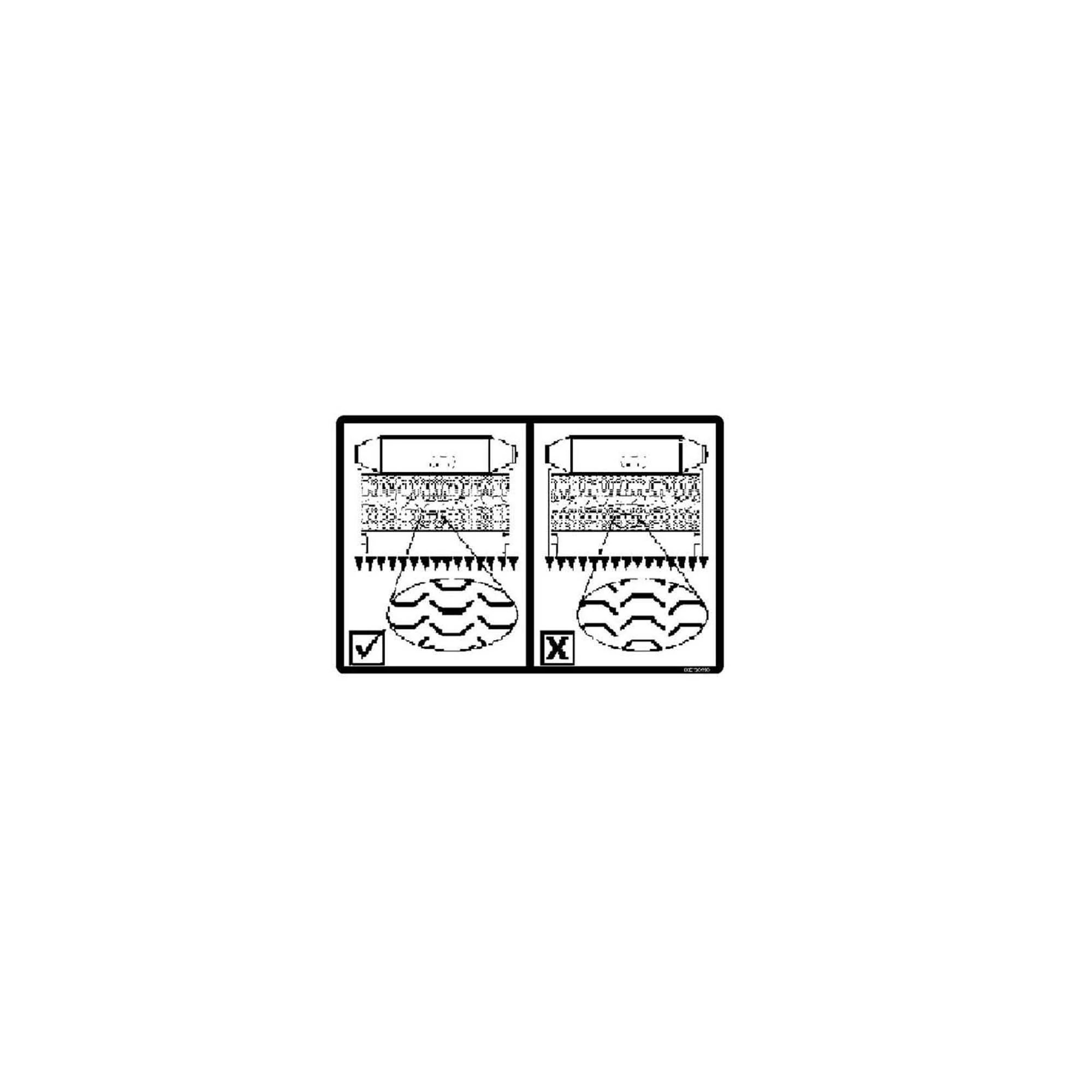 LABEL, INFORMATION, CENTER BELT ORI