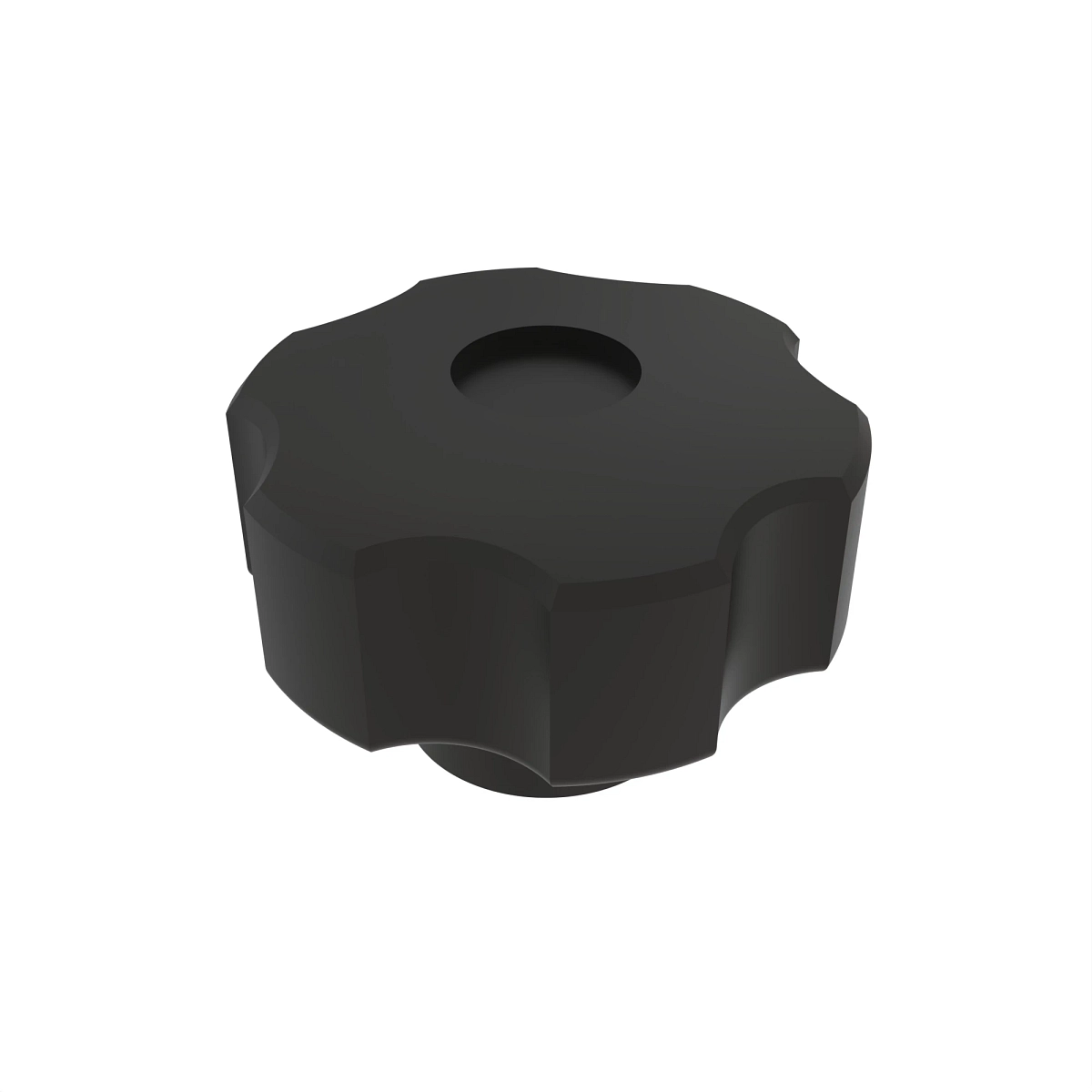 Knob, Knurled Female, Threaded