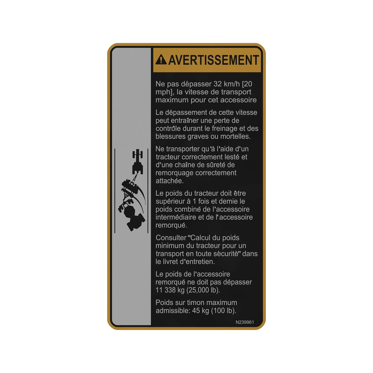 Sign, Safety Decal