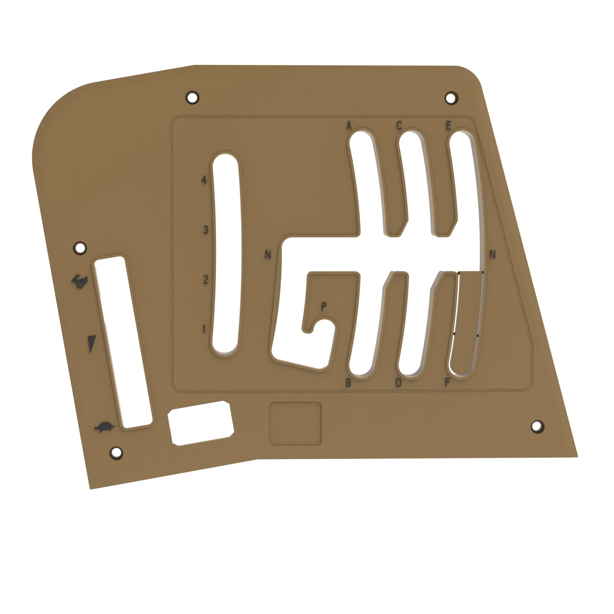 John Deere Gear Shift Guide Panel - AL173546