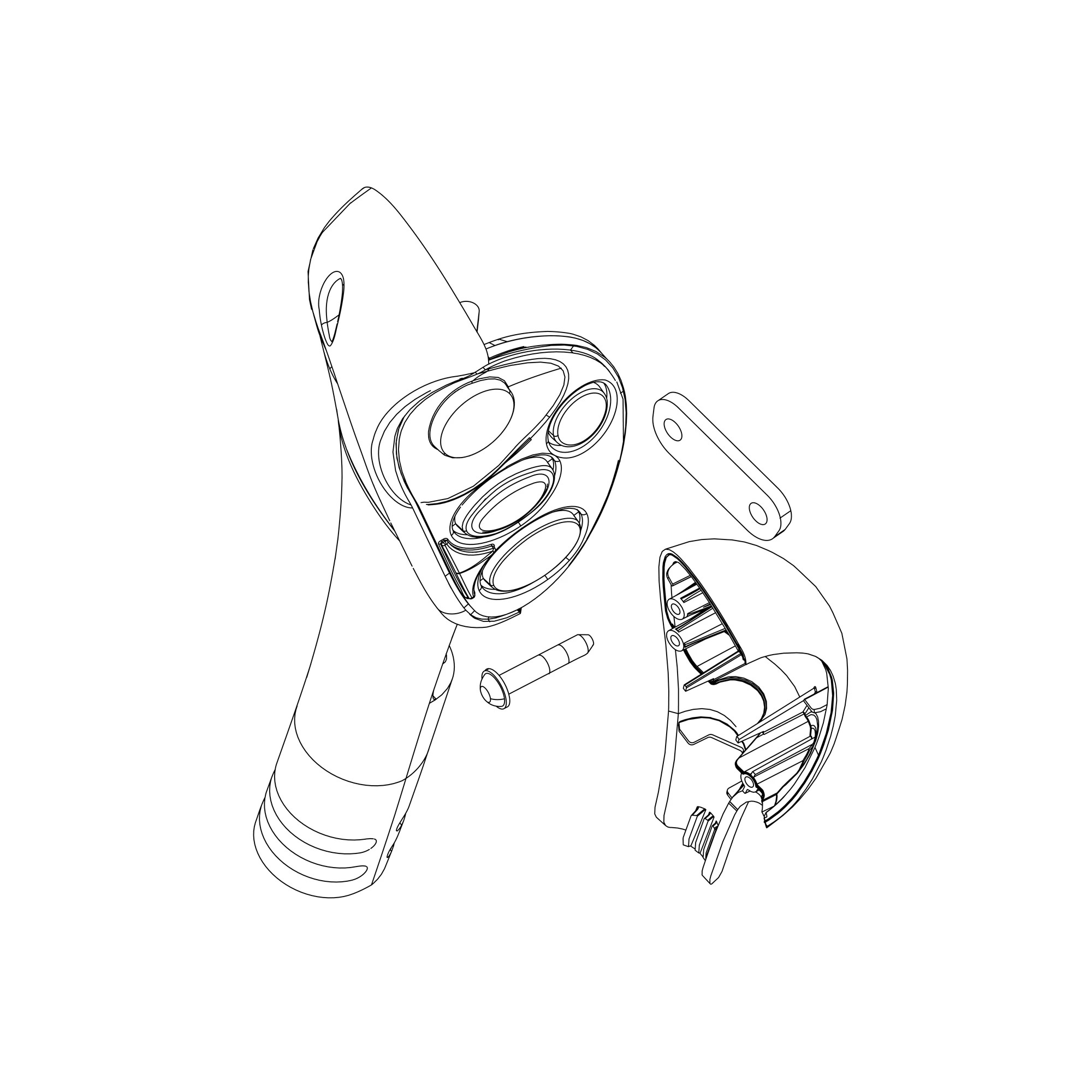 John Deere AutoQuad™ Range Shifting Grip - AL177953
