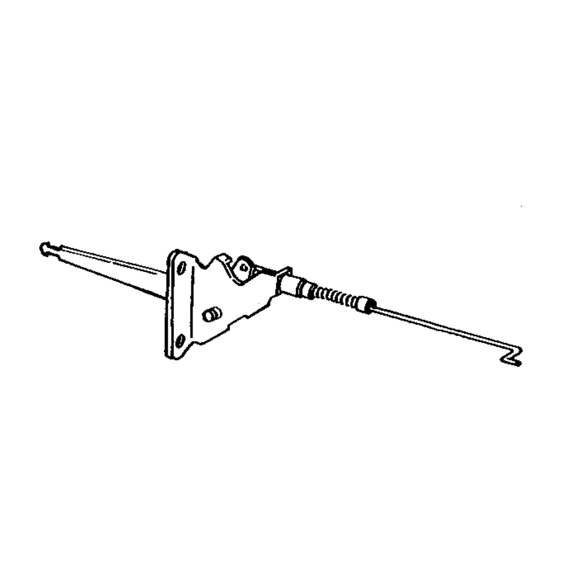 John Deere Throttle Control Push Pull Cable - AM101277