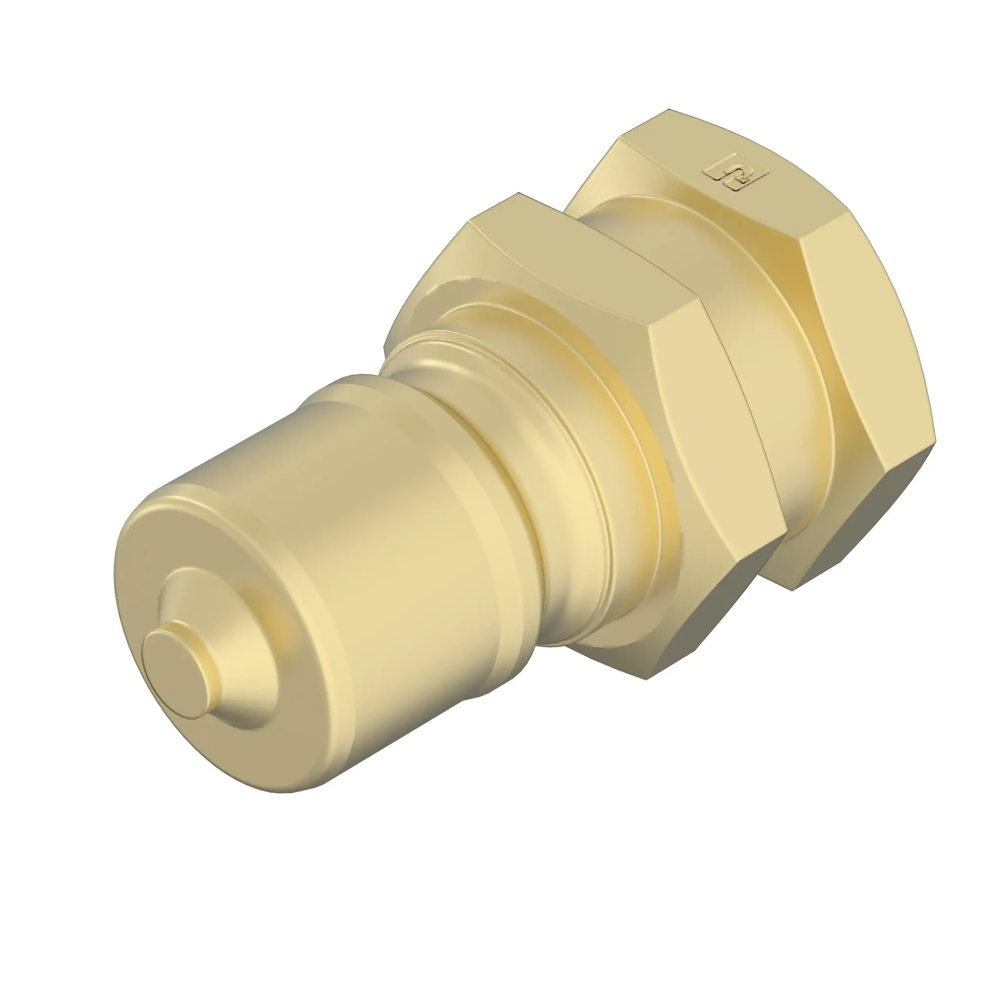 60 Series Valved Nipple, Male