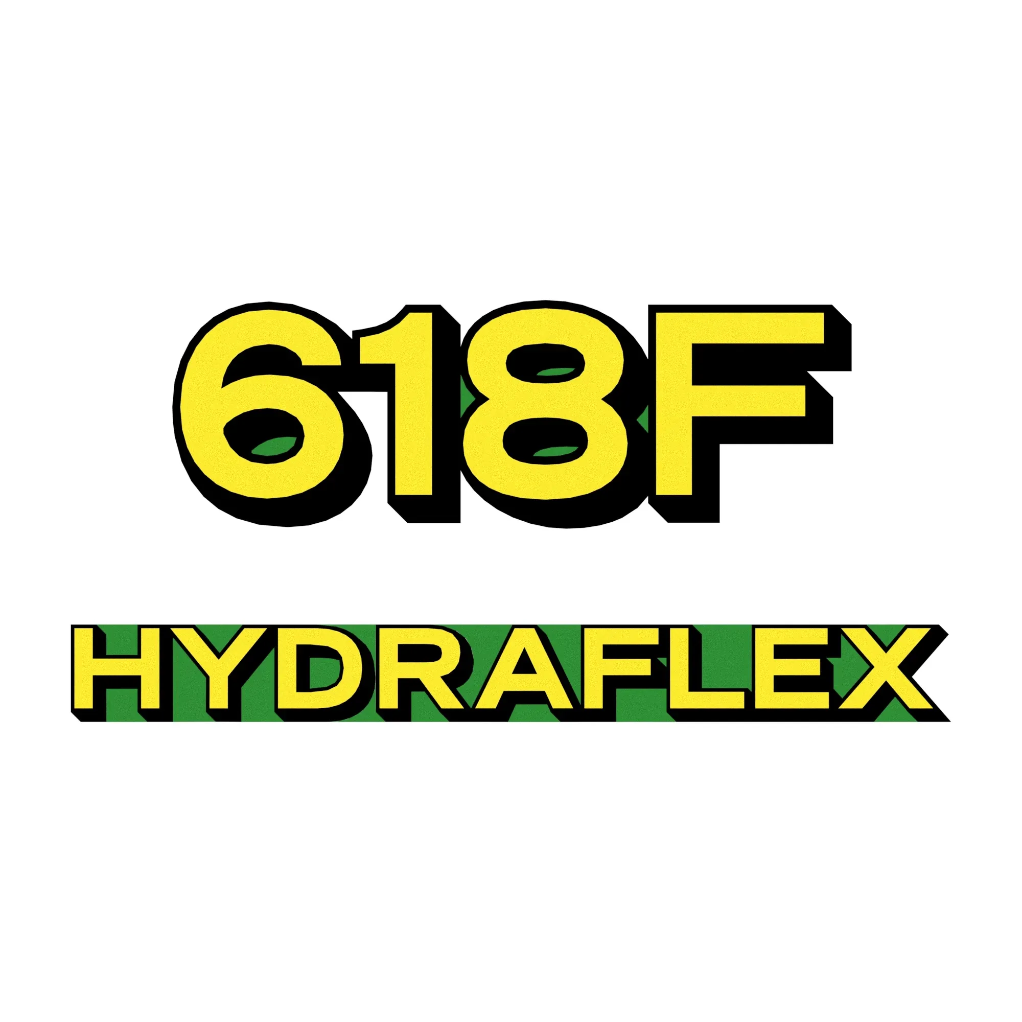 John Deere Model 618F Flex Platform Label - H201958