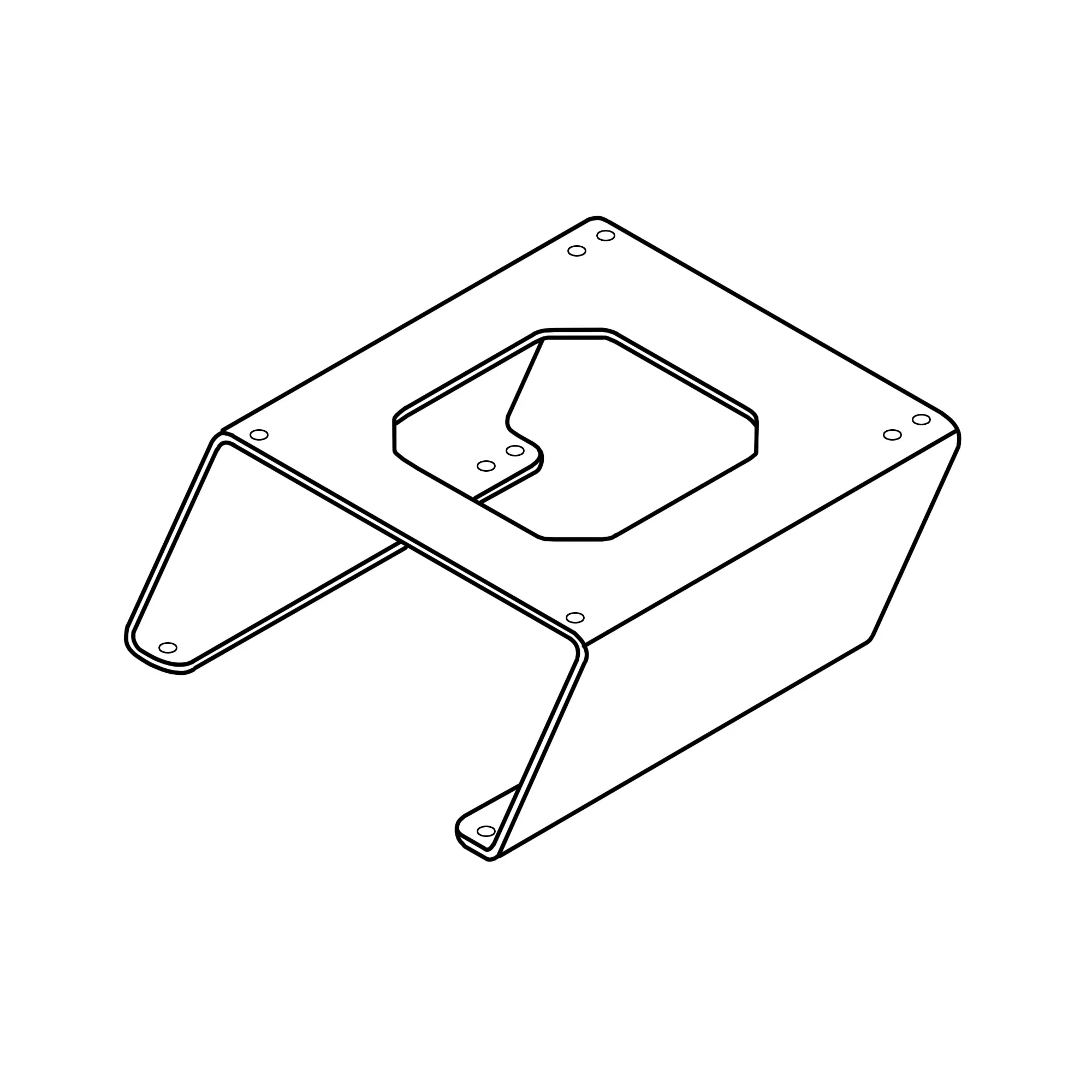 John Deere Seat Riser Base - F681313