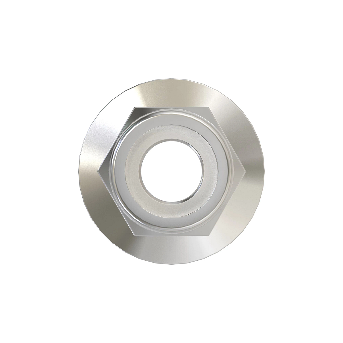 M158040: Hexagonal Lock Nut, 9.525 mm (3/8")