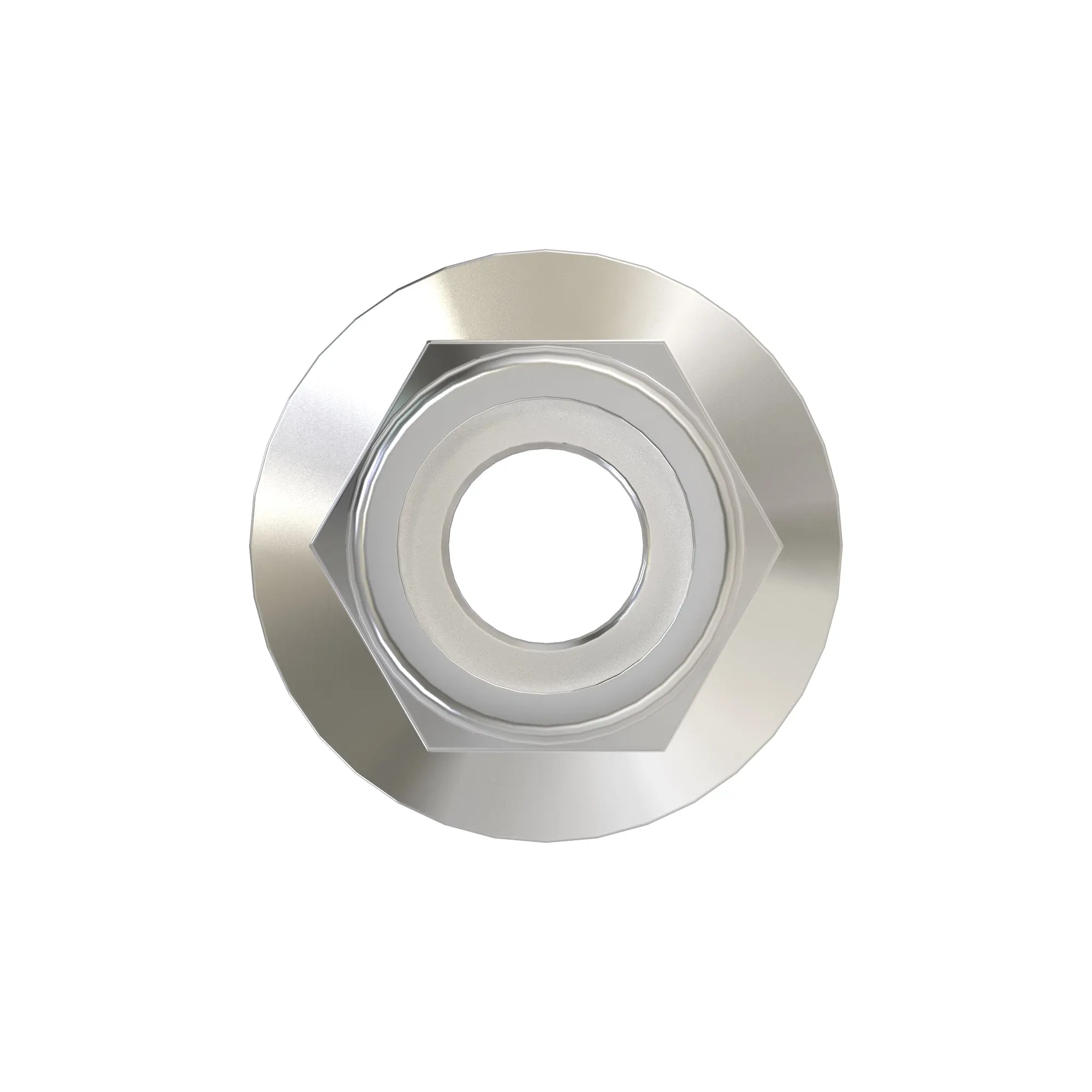M158040: Hexagonal Lock Nut, 9.525 mm (3/8")
