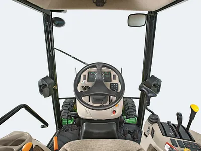 ComfortGard Interior Cab Shot 3046R Tractor