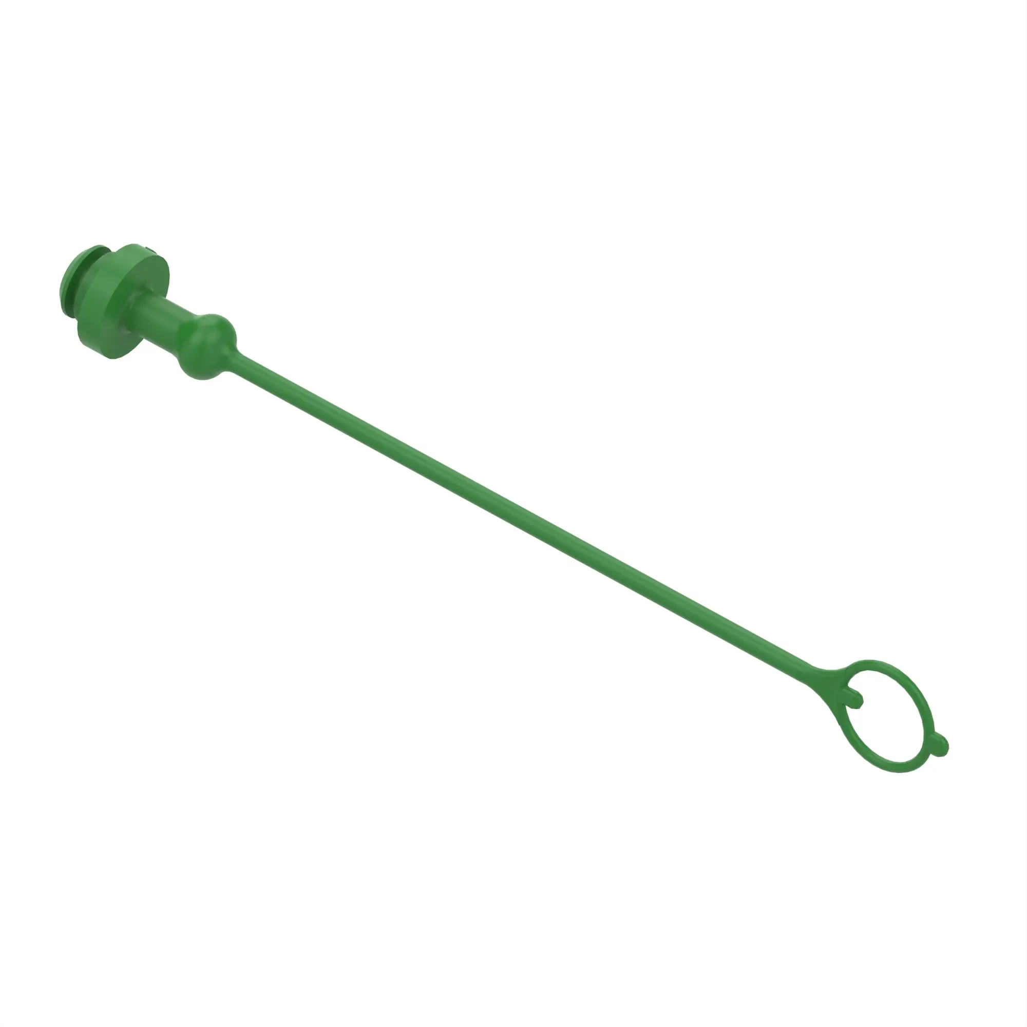 PLUG, 1/4" MALE DUST (GREEN)