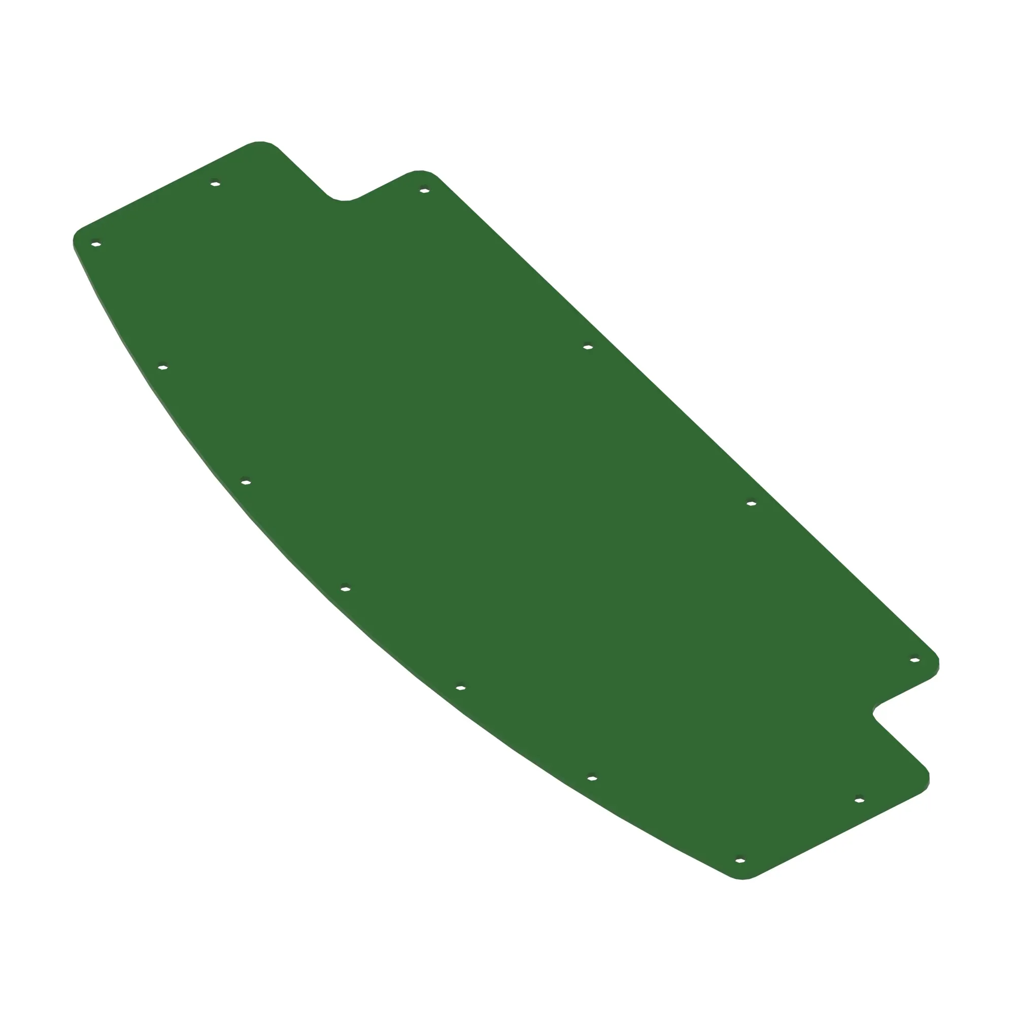 John Deere Cab Skylight Plate - F394268