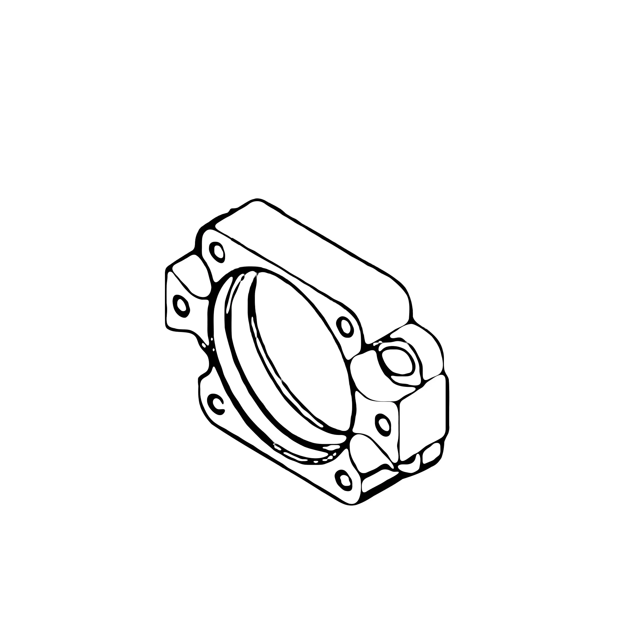 John Deere Flange Fitting - T166822