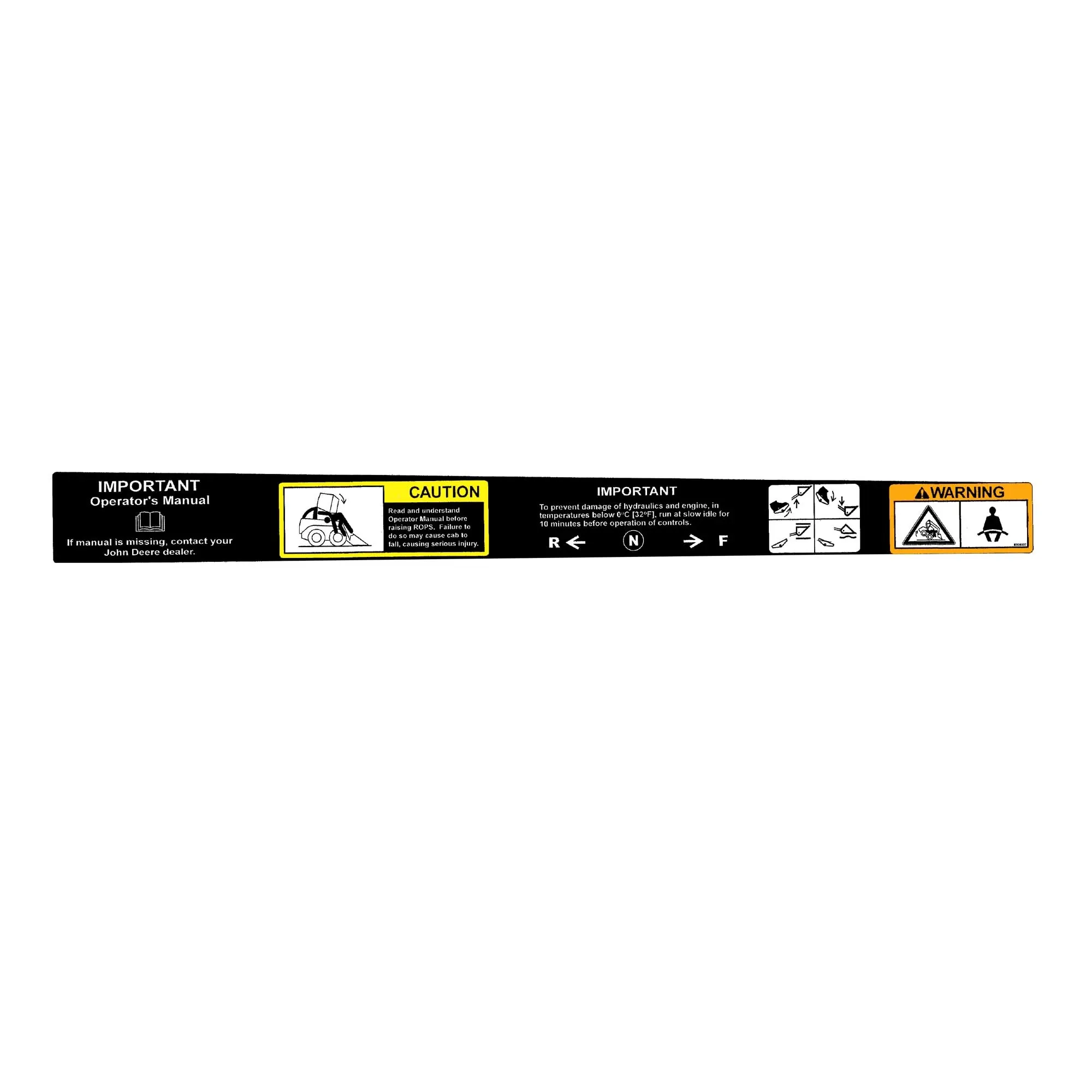 John Deere Label - KV25327
