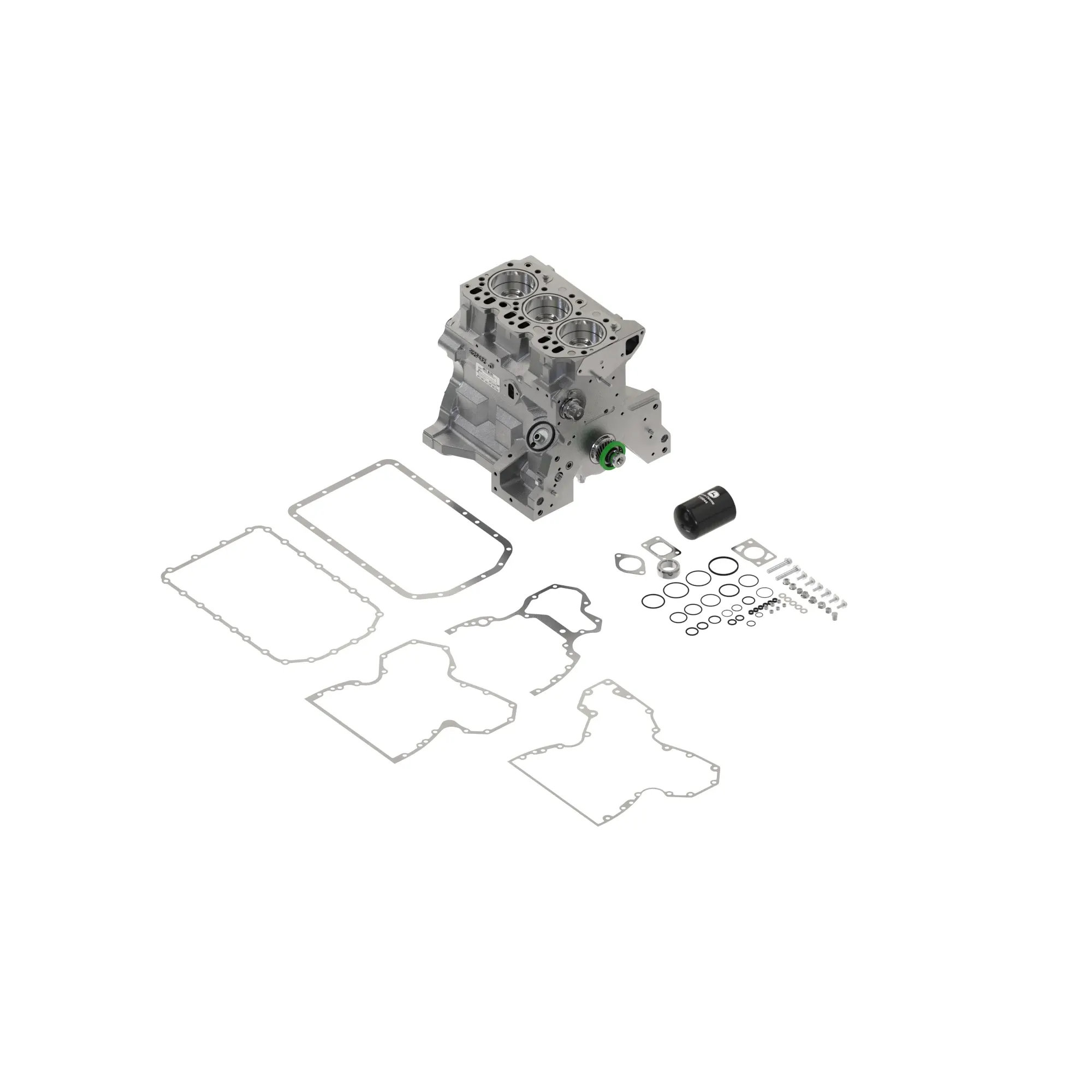 John Deere Short Block Assembly - RE535720