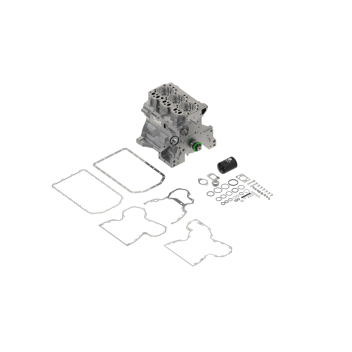John Deere Short Block Assembly - RE535720