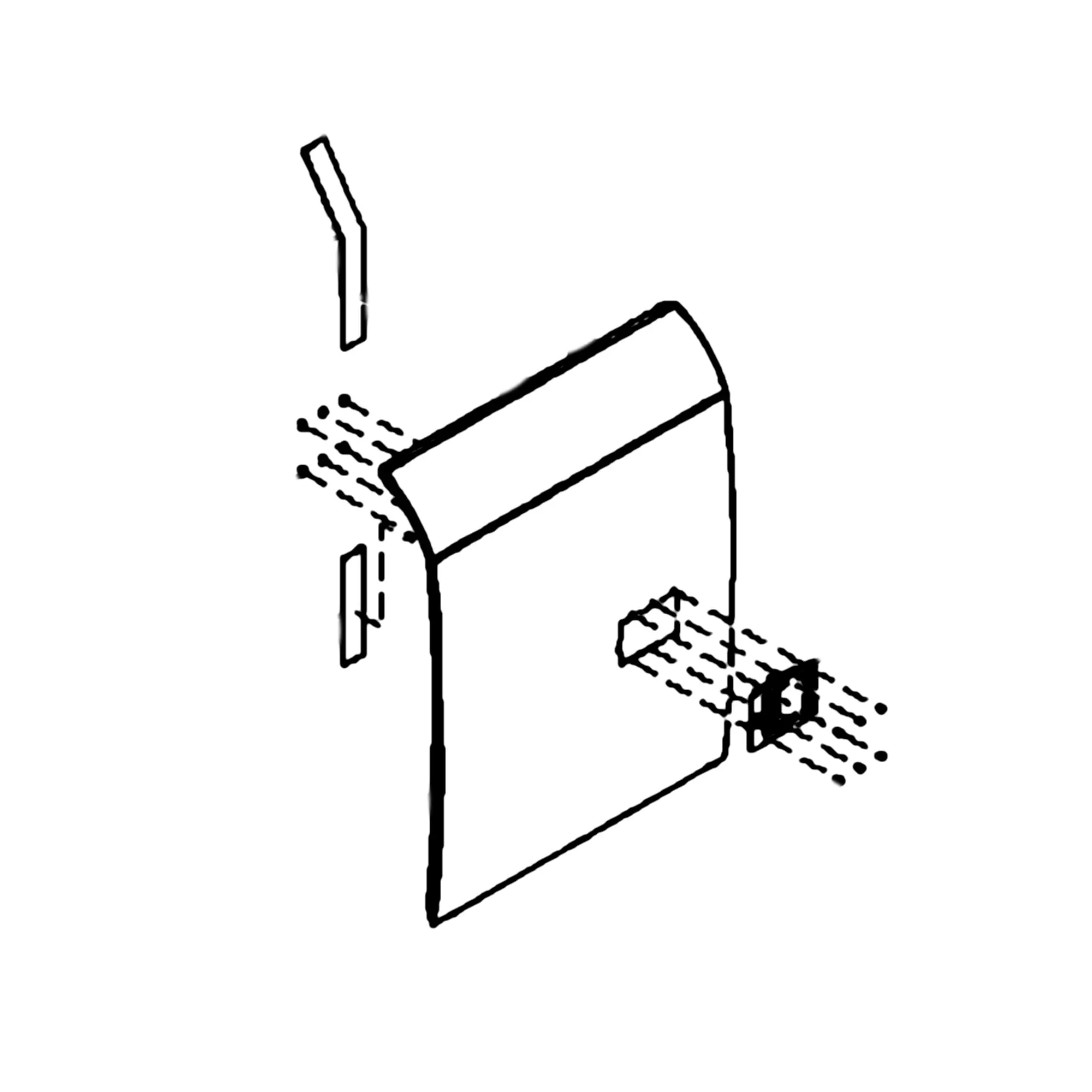 John Deere Storage Compartment Door - FF508243P