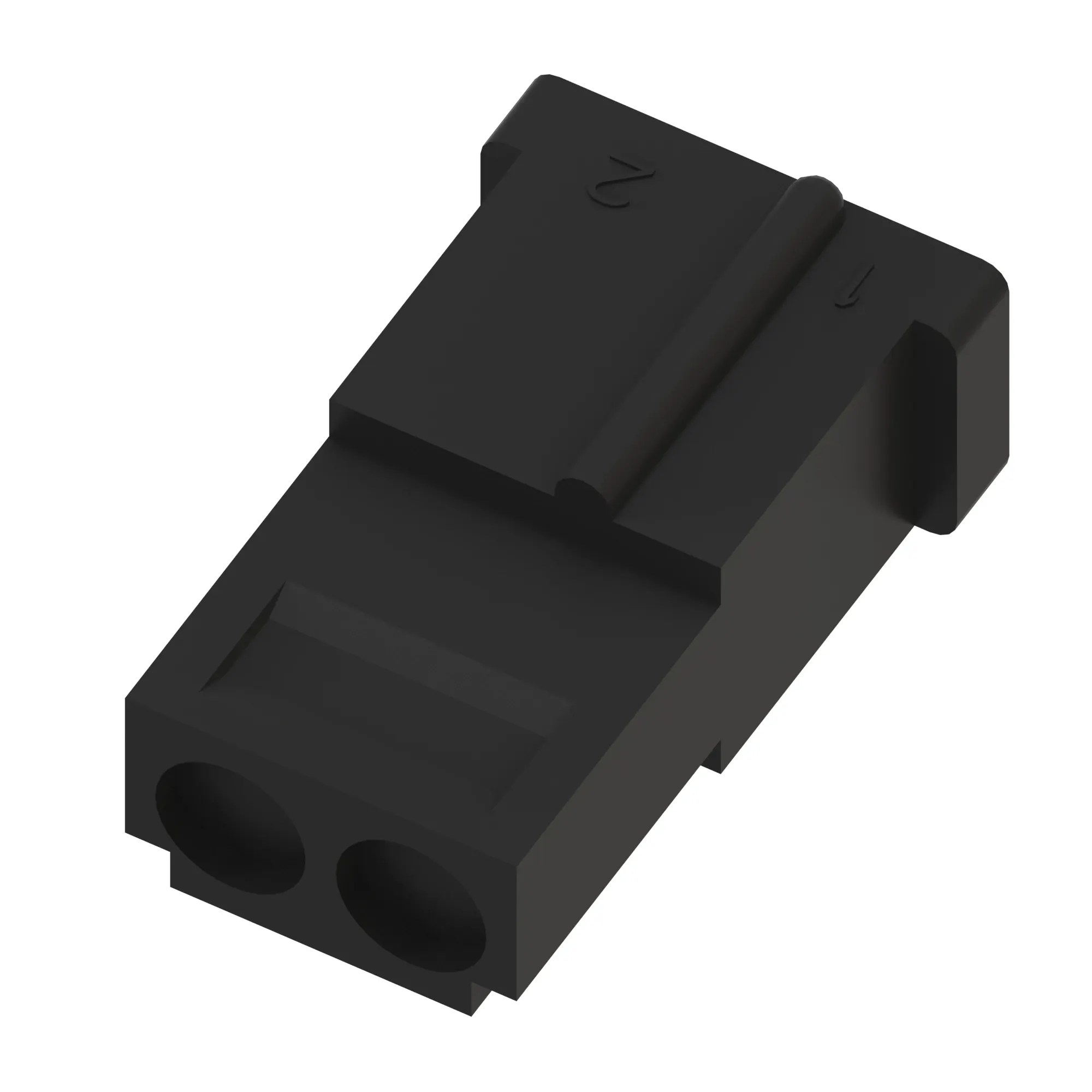 John Deere Internal Electrical Connector Housing, Cavities 2 - 57M10458