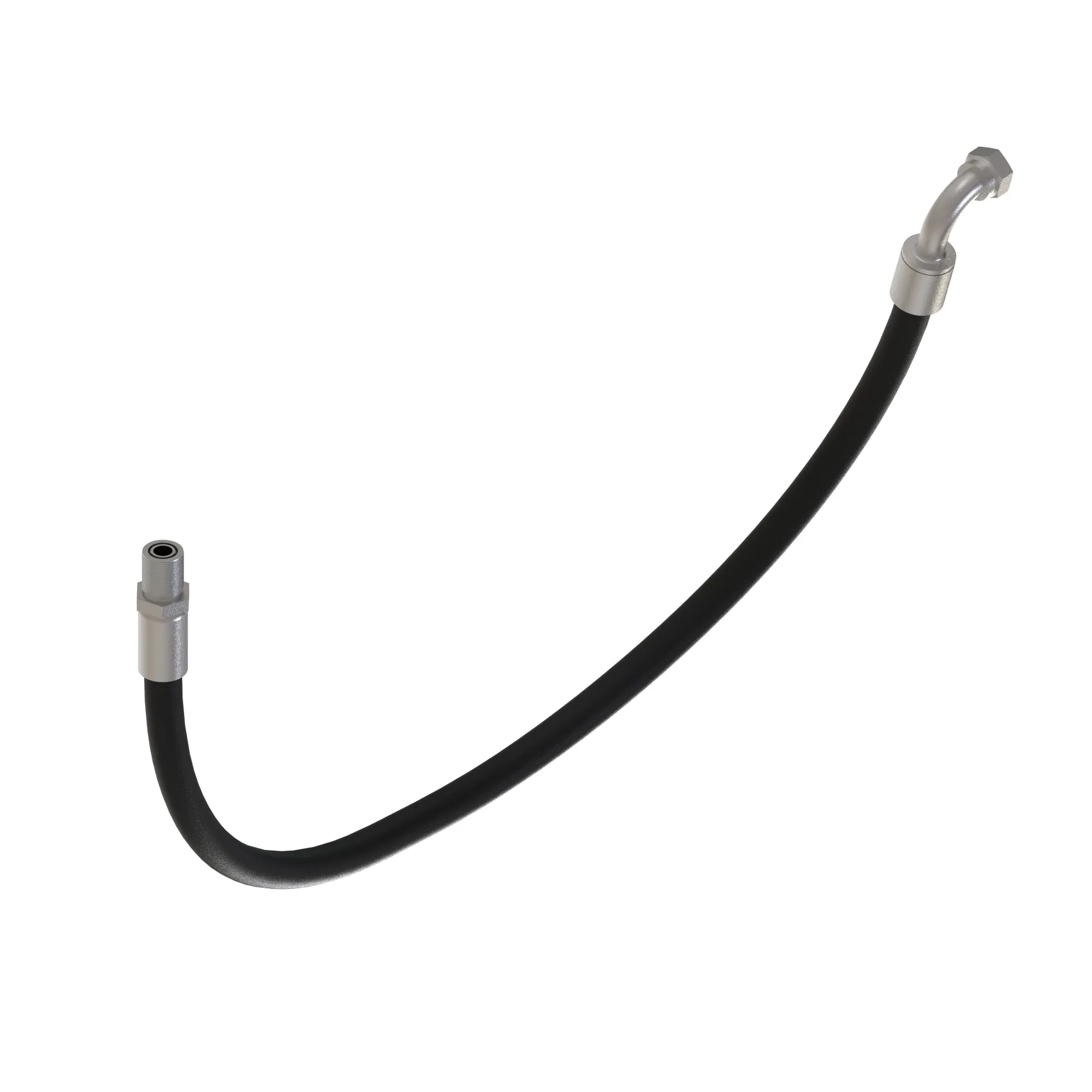 John Deere Load Winch Case Drain Hydraulic Hose - AT536215