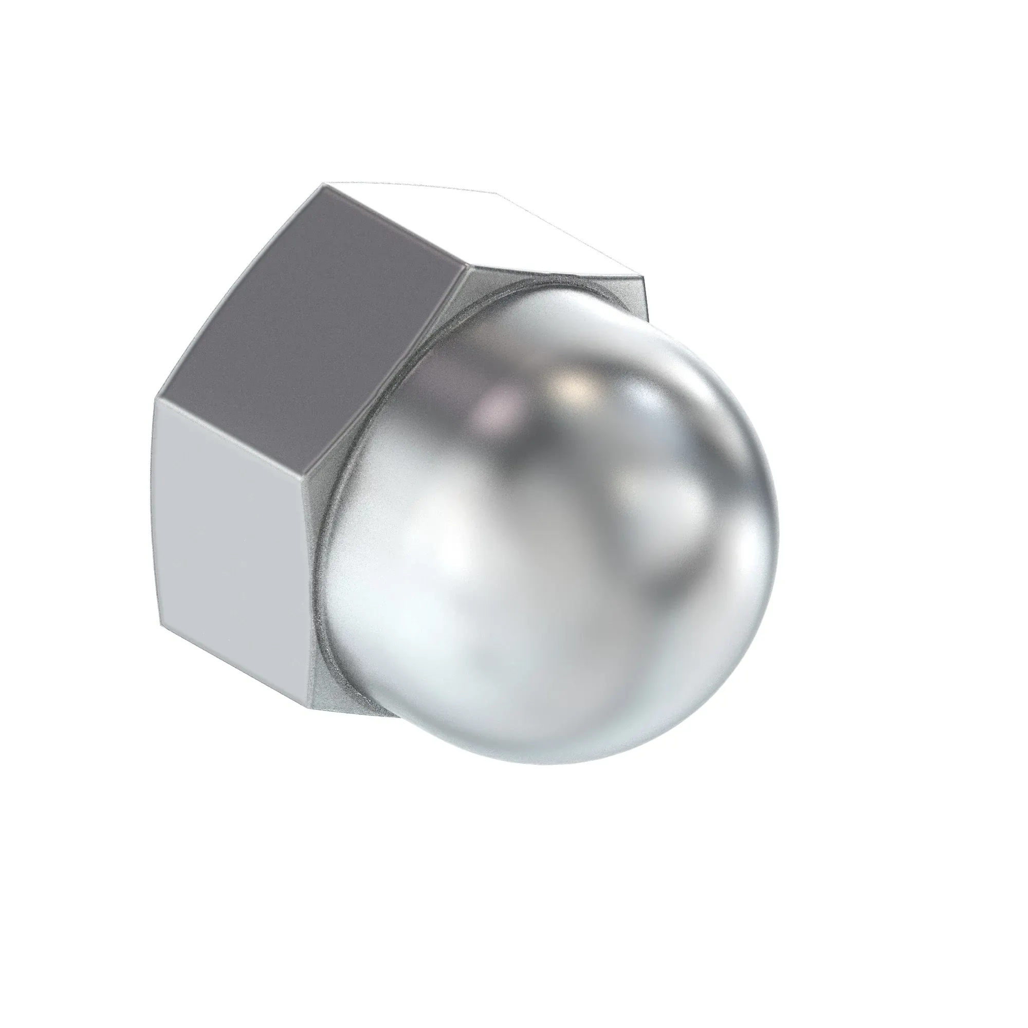 John Deere Hexagonal Crown Nut, M8 - H226769