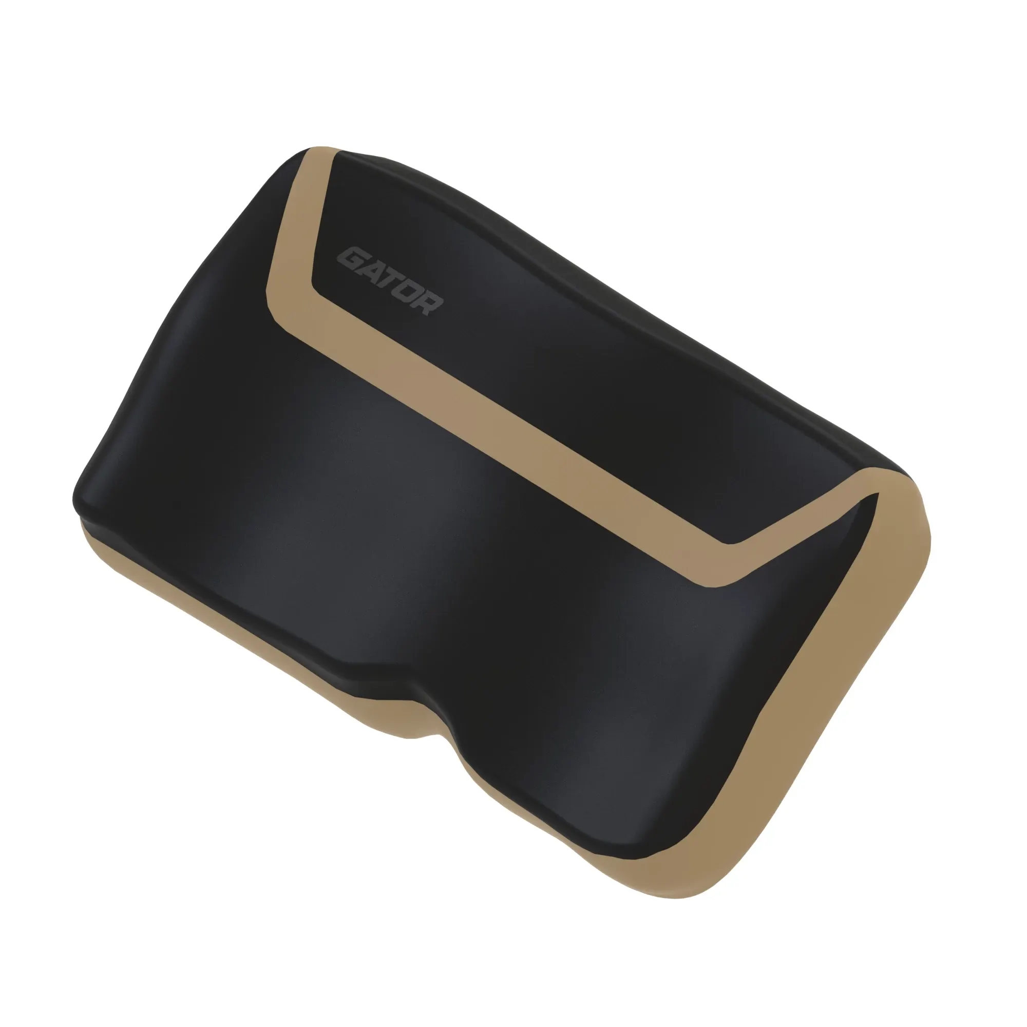 John Deere Vinyl Black Passenger Seat Back - AUC22488