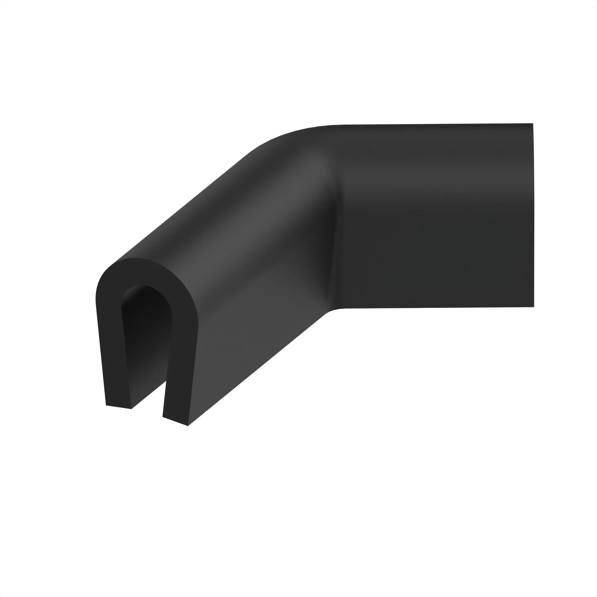 John Deere Rubber Reinforced with Metal Weatherstrip - F681224
