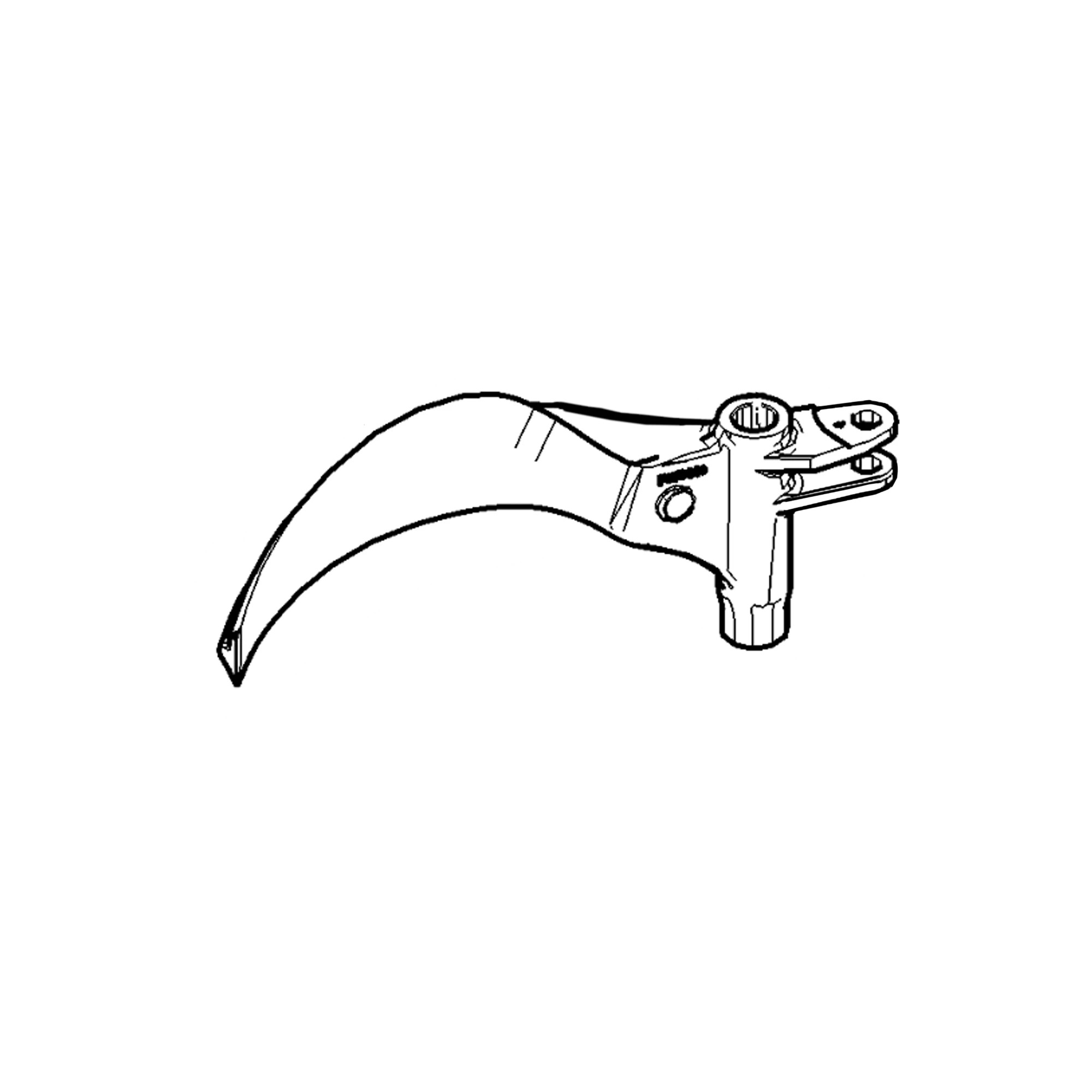 John Deere Delimber Front Right Side Knife - F681943