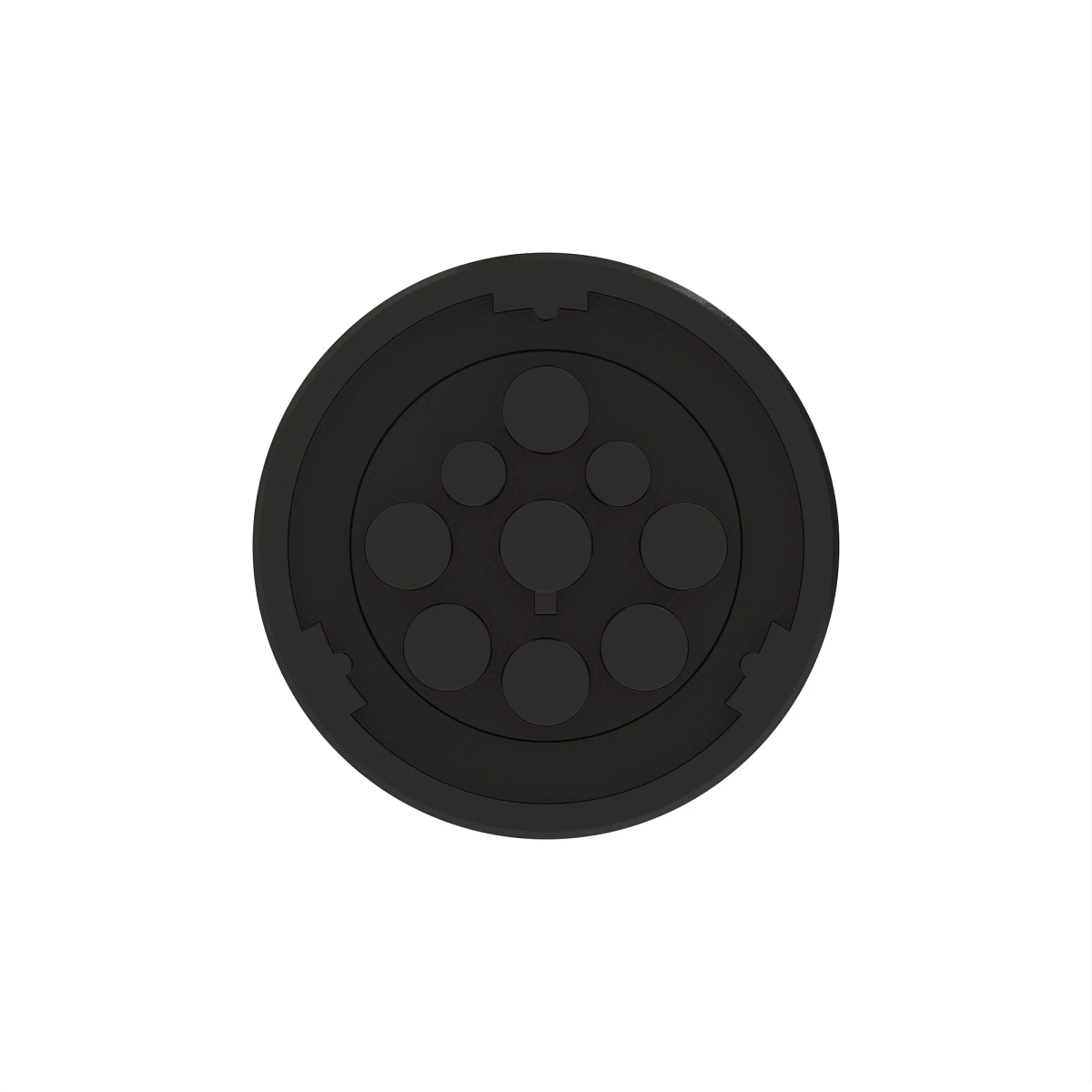 CONN DEUTSCH HD10 9W MS BLK PLSTC
