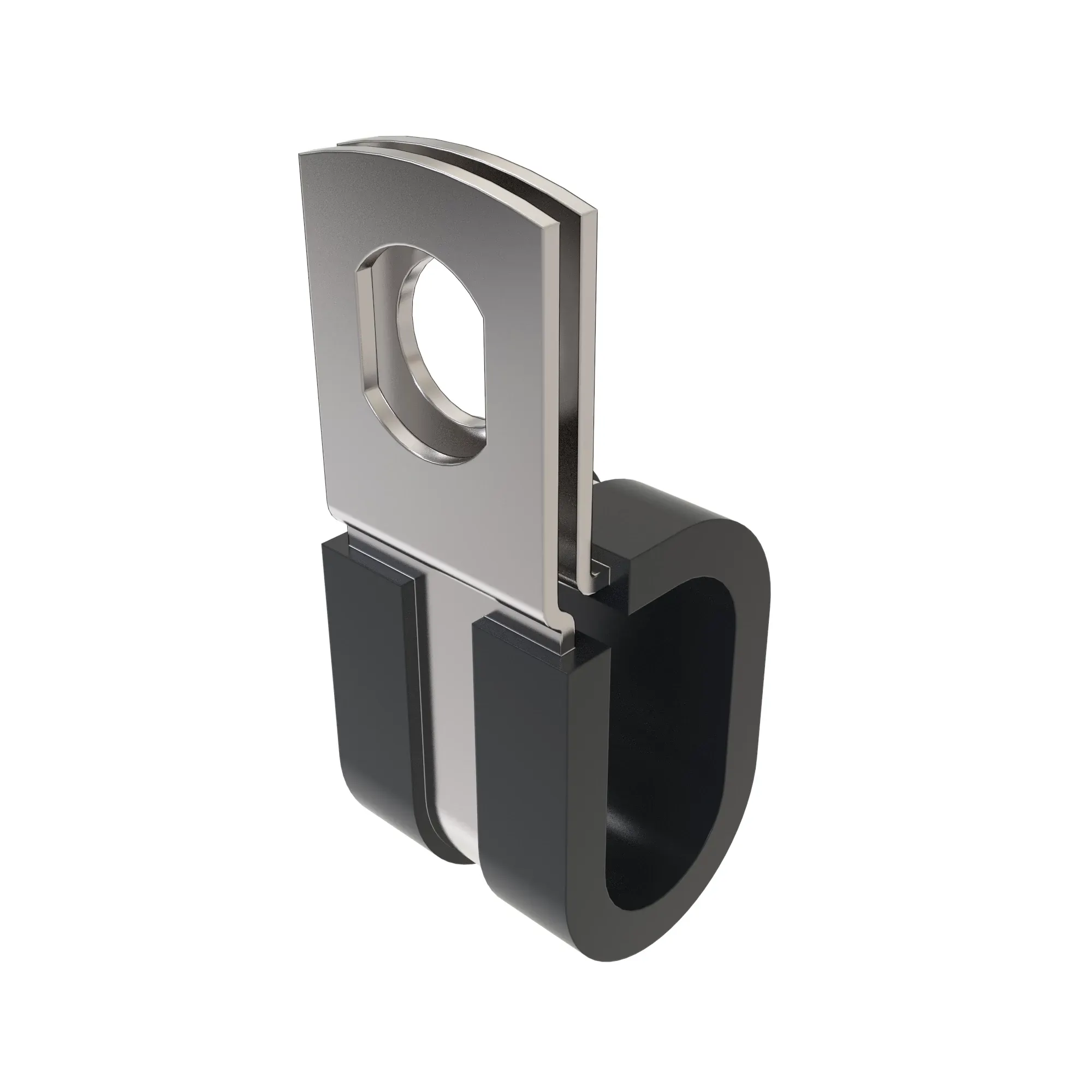P-CLAMP,DOUBLE, 12.7 DIA CUSHIONED SILICONE