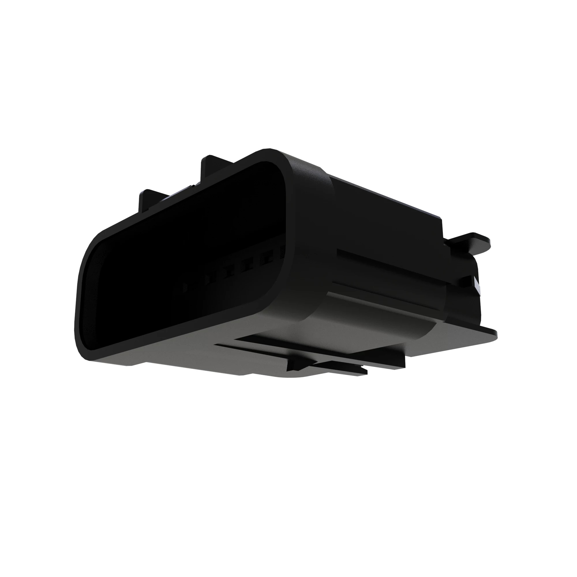 John Deere Black Internal Electrical Connector Housing, 16 Cavities - 57M8281